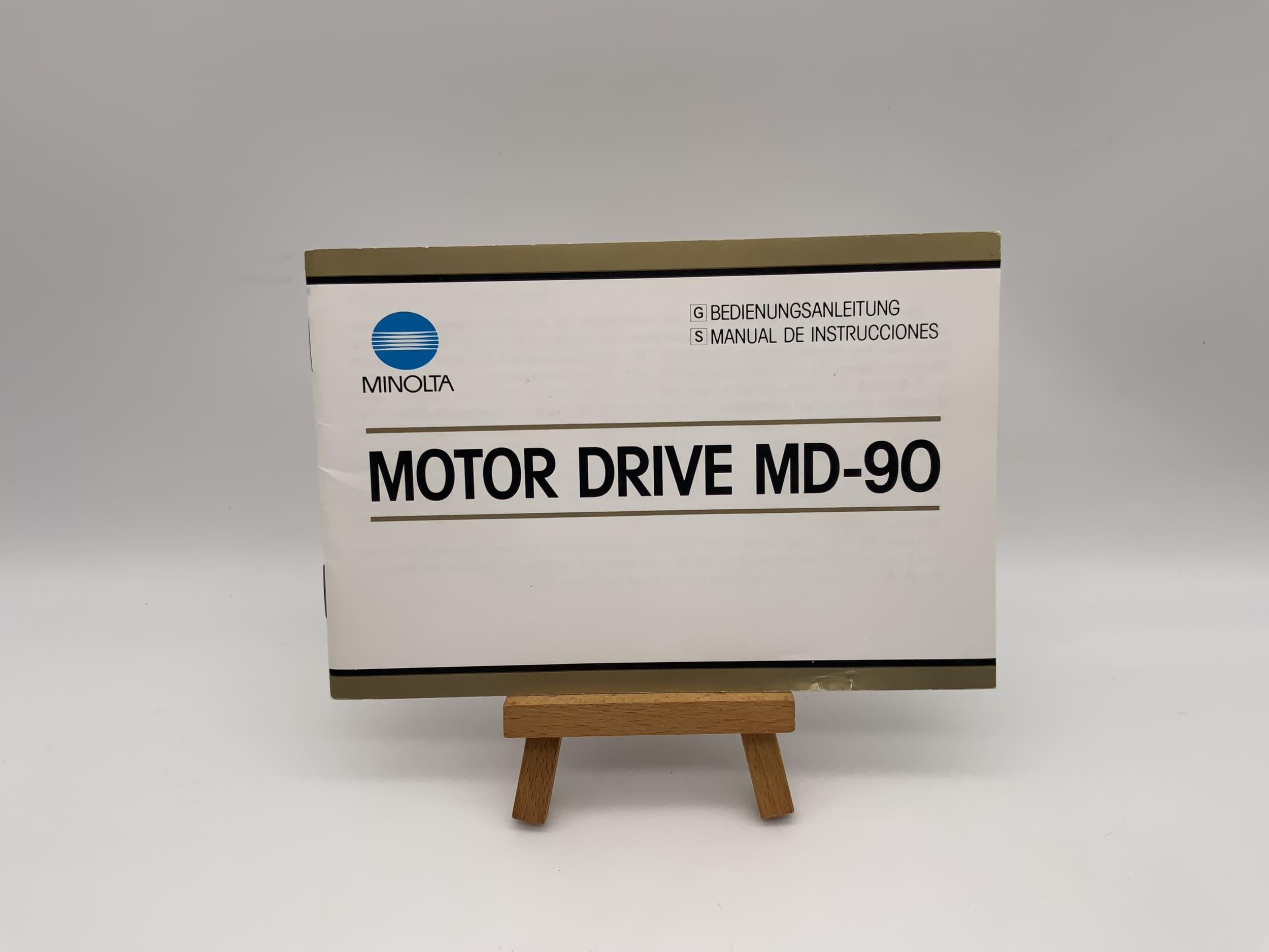 Minolta Motor Drive MD-90 Bedienungsanleitung Deutsch