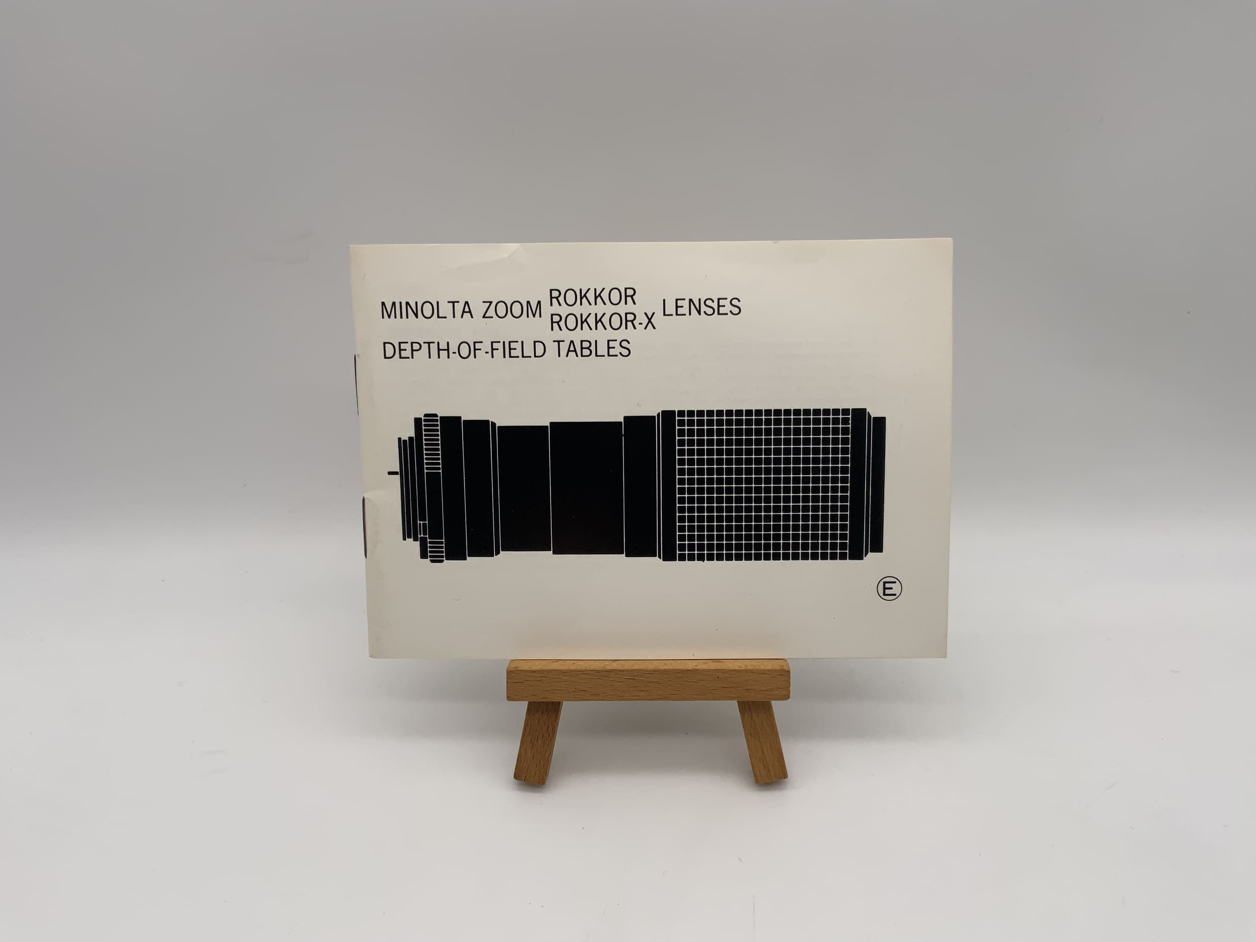 Minolta Zoom Rokkor Rokkor-X Lenses Bedienungsanleitung Englisch