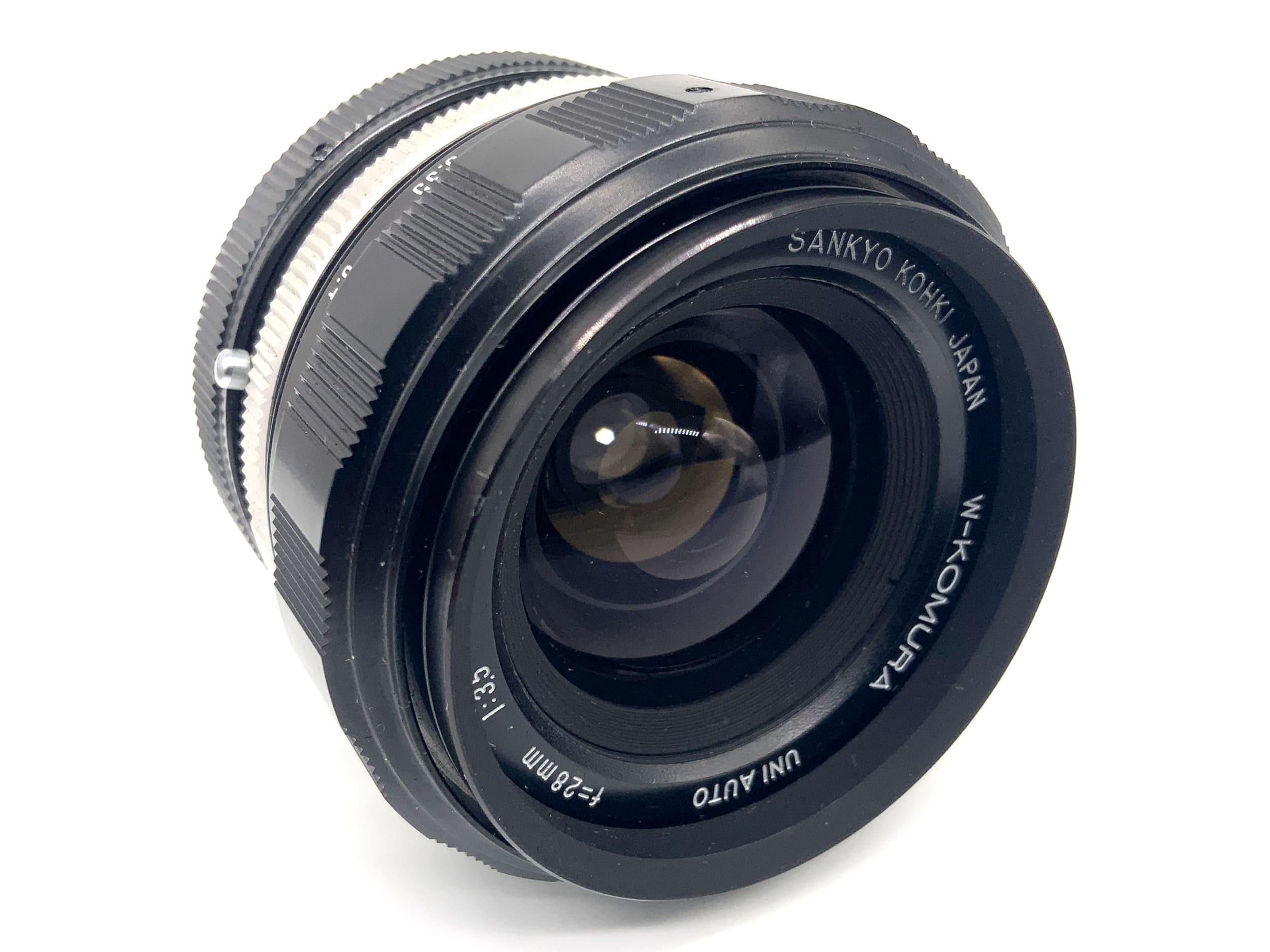 Sankyo Kohki W-Komura Uni Auto 28mm 1:3,5 Objektiv Festbrennweite (Topcon)