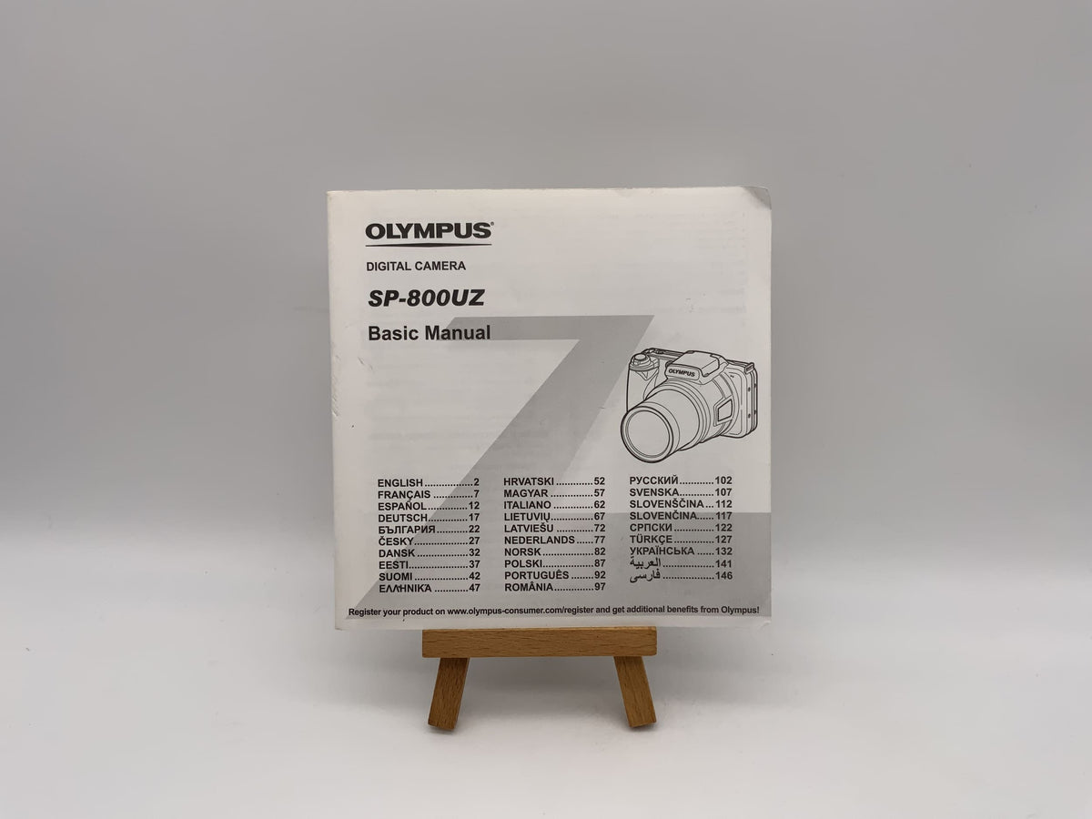 Manuel d'utilisation Olympus SP-800 ZU allemand