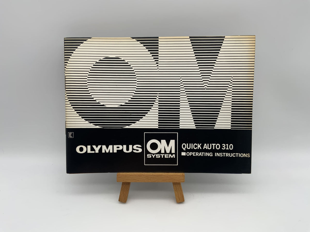 Manuel d'utilisation de l'Olympus Quick Auto 310 (anglais)