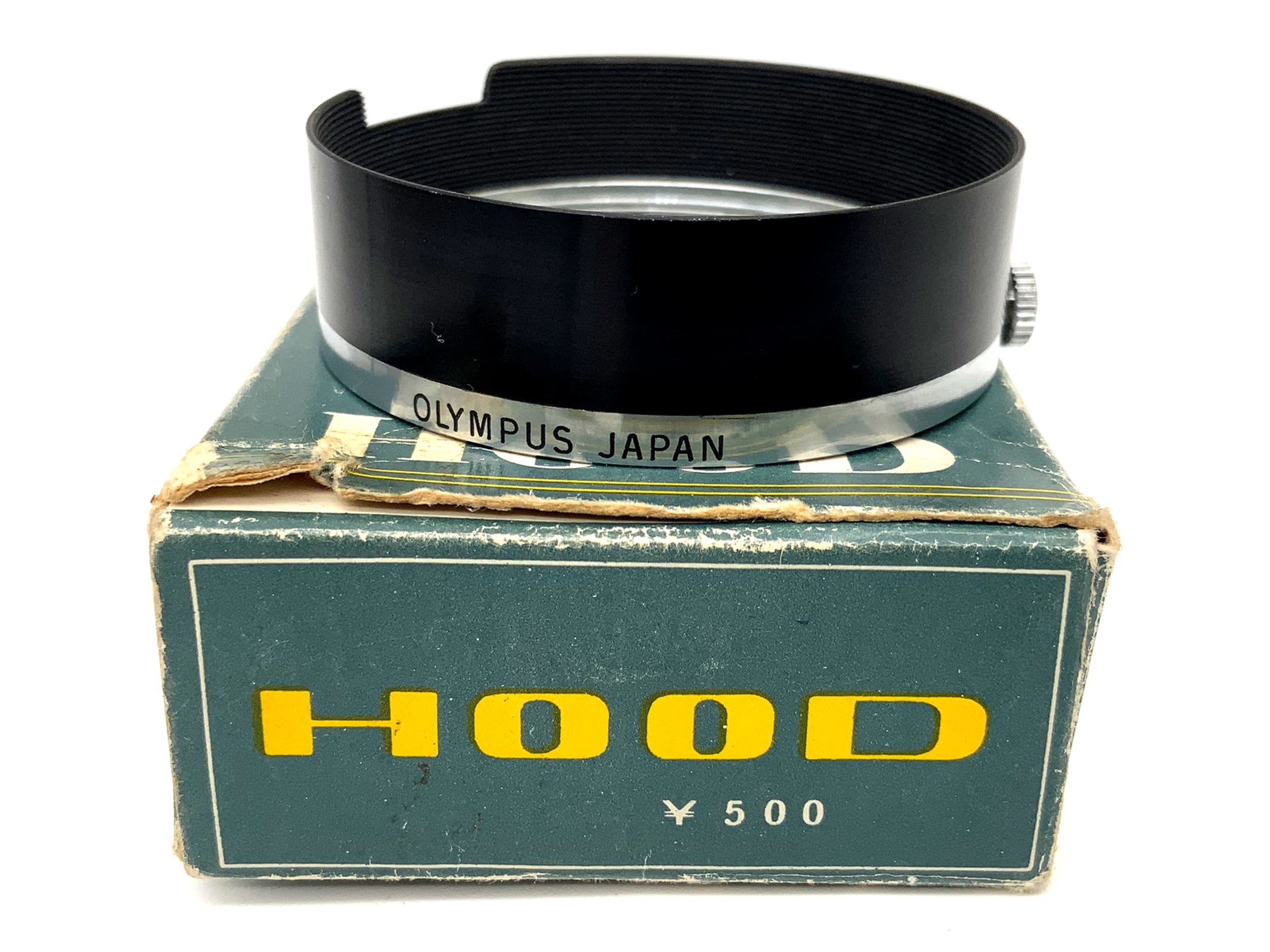 Olympus Pen D Gegenlichtblende Metall 45mm in OVP lenshood Sonnenblende