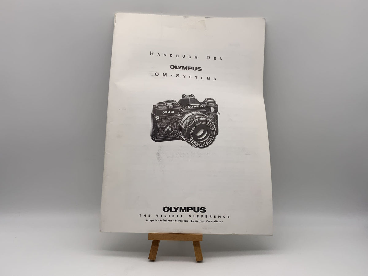 Manuel d'utilisation du système Olympus OM (allemand)