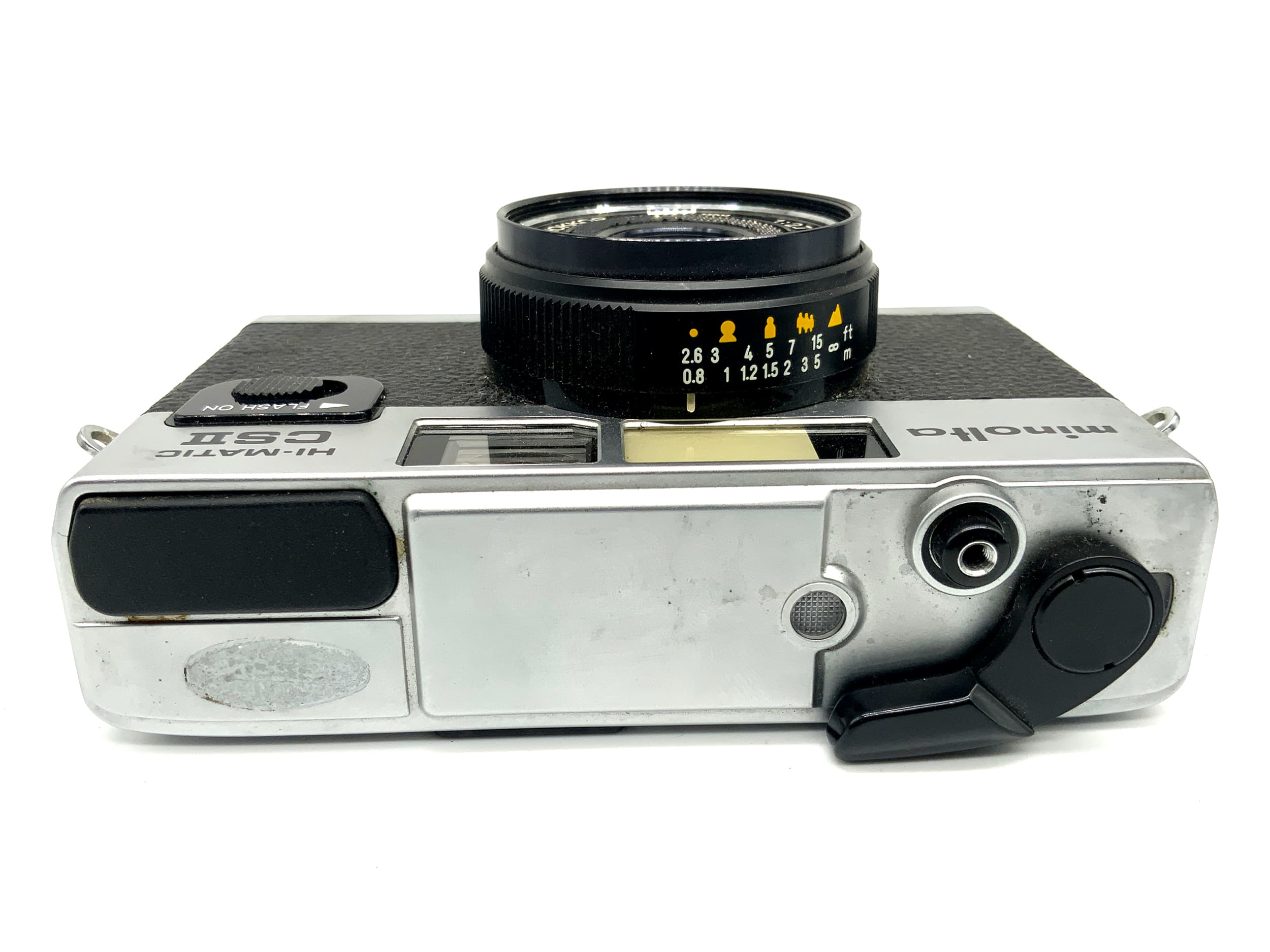 Minolta Hi.Matic CS II Sucherkamera mit Rokkor 38mm 1:2.7 Analogkamera