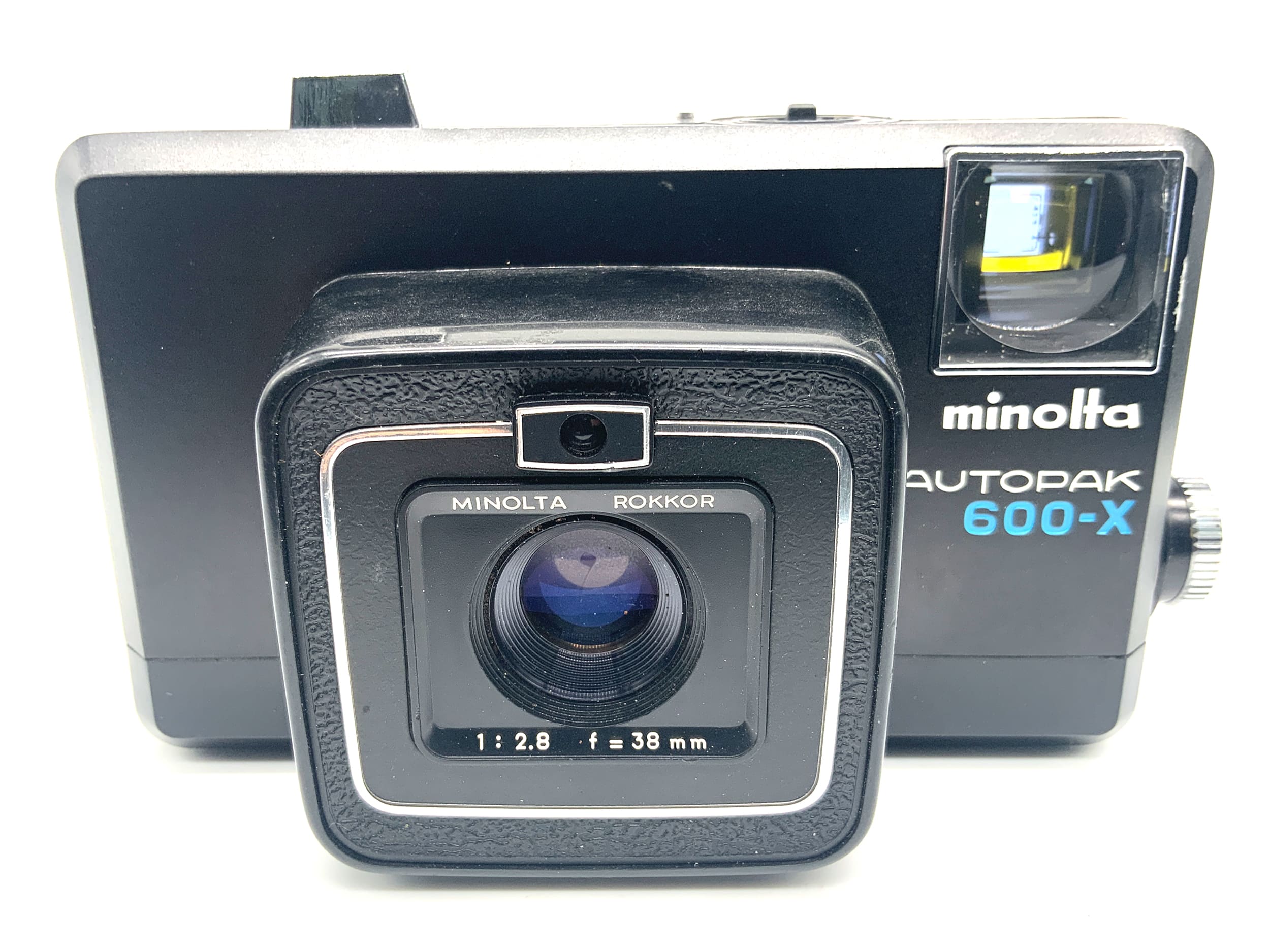 Minolta Autopak 600-X Sucherkamera mit Rokkor 38mm 1:2.8 Analogkamera