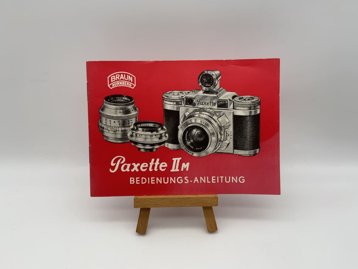 Manuel d'utilisation Braun Paxette II M (allemand)