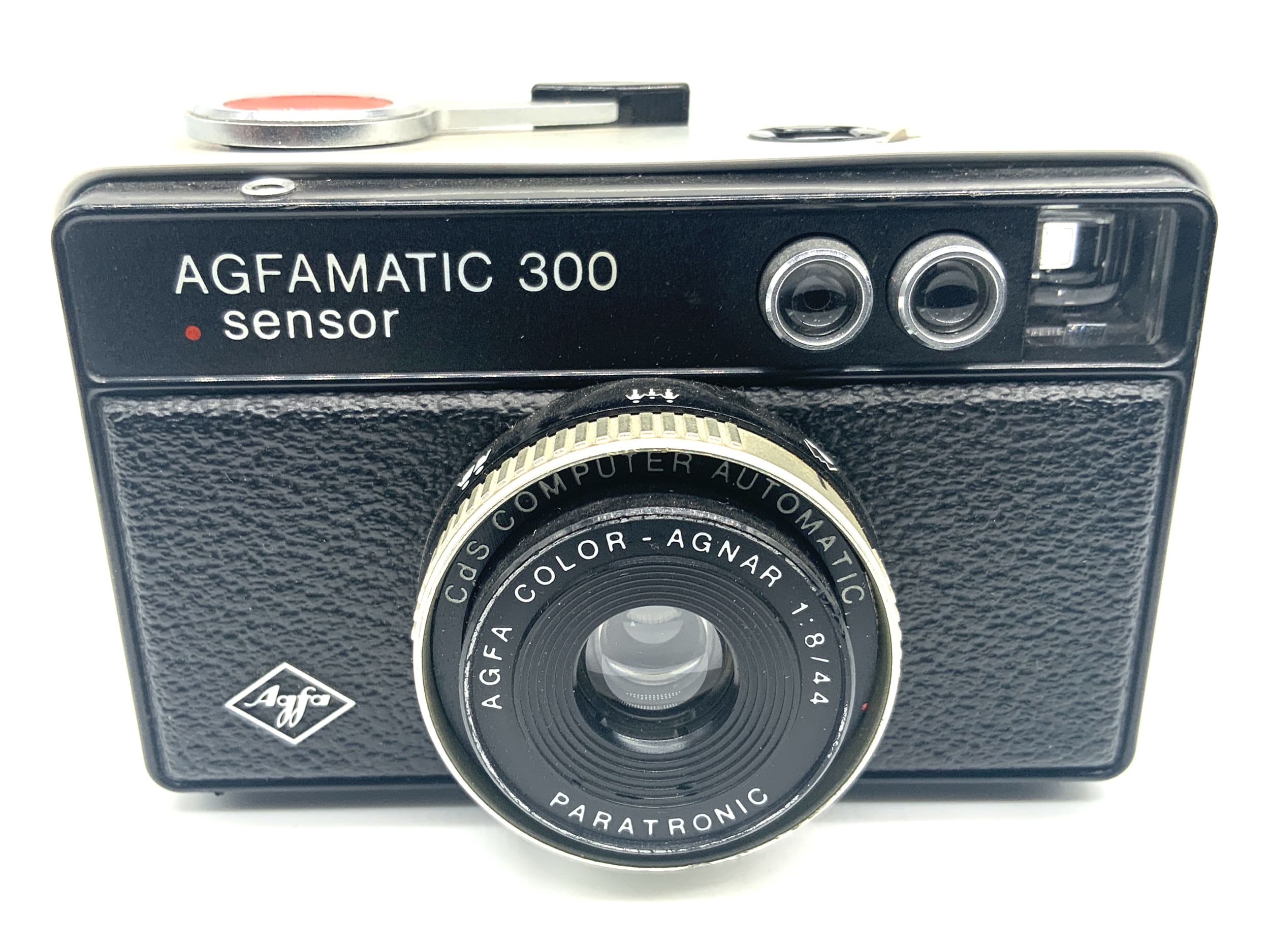 Agfa Agfamatic 300 sensor Sucherkamera mit Color-Agnar 44mm 1:8 Paratronic