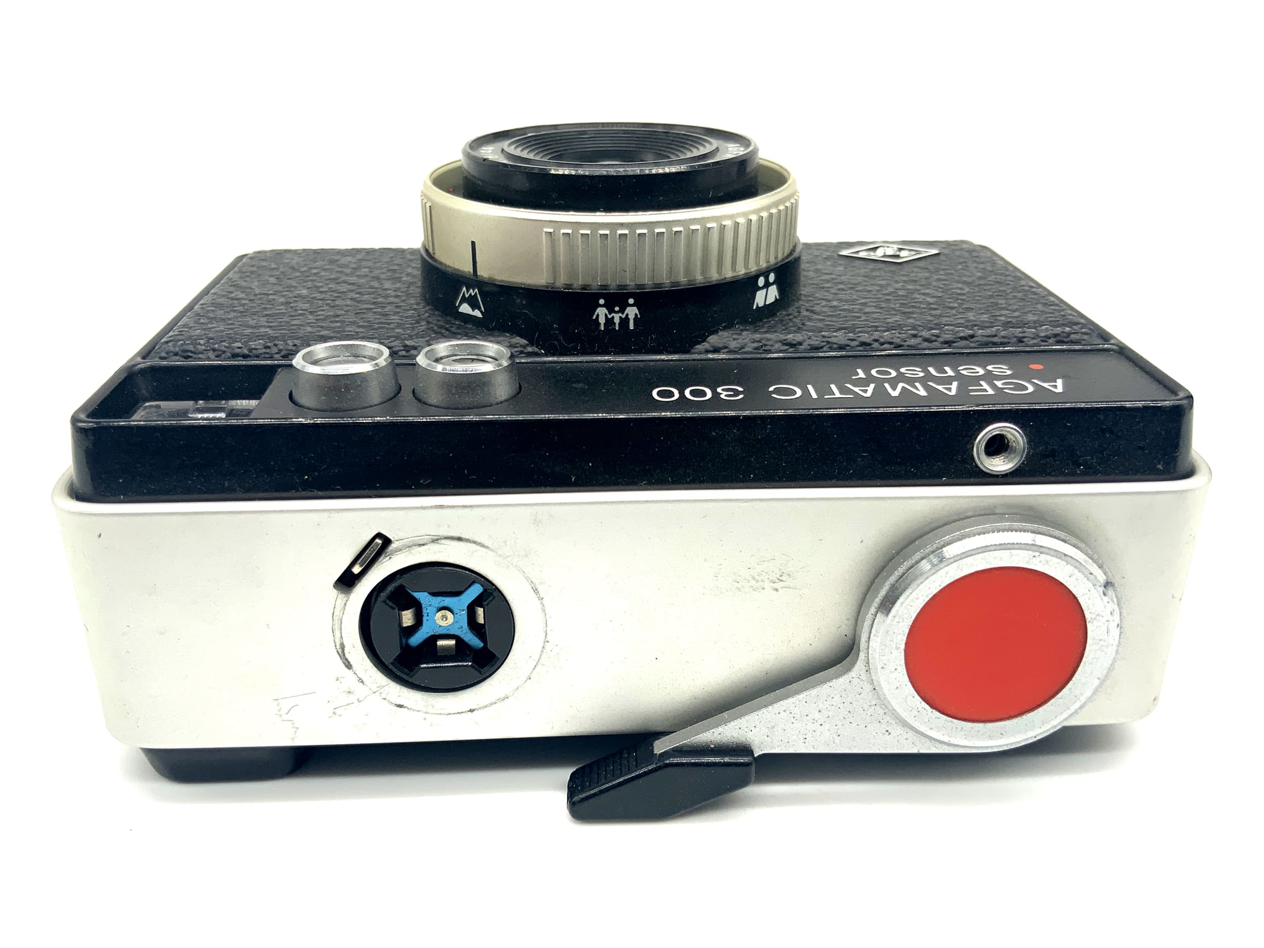 Agfa Agfamatic 300 sensor Sucherkamera mit Color-Agnar 44mm 1:8 Paratronic