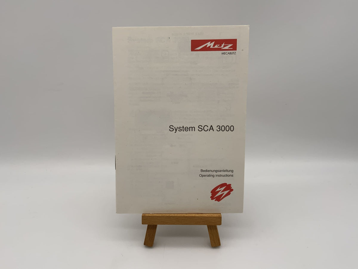 Instructions d'utilisation du système Metz SCA 3000 (allemand)