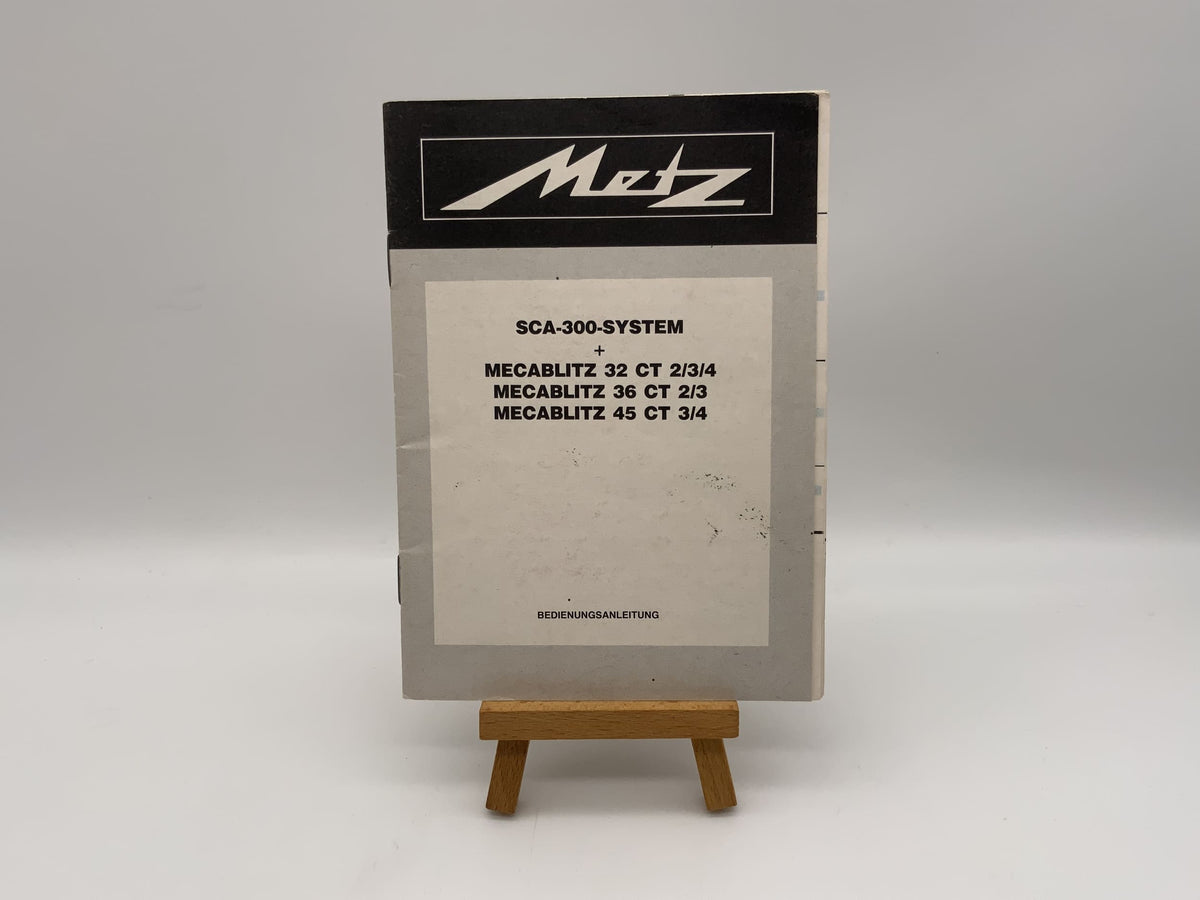 Système Metz SCA 300 Mecablitz 32 CT 2/3/4, 36 CT 2/3 - Instructions d'utilisation (allemand)