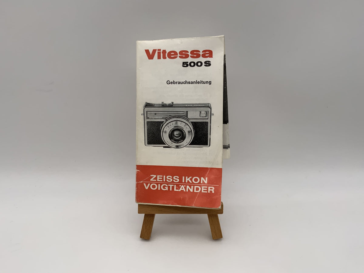 Voigtländer Vitessa 500s Manuel d'utilisation allemand