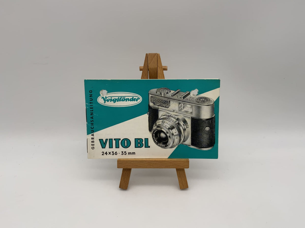 Voigtländer Vito BL 24x36 35mm Mode d'emploi allemand