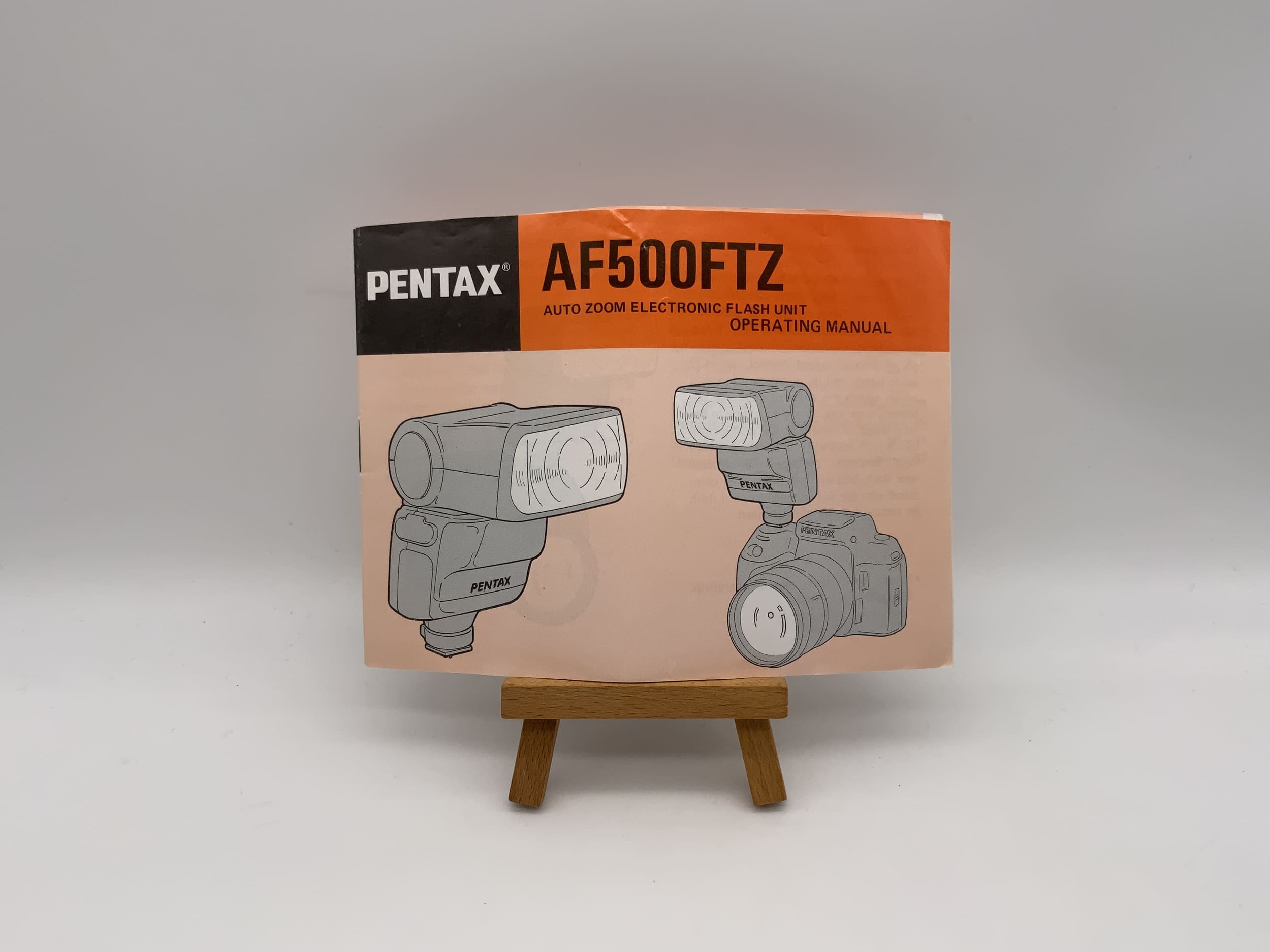 Pentax AF 500 FTZ Electronic Flash Bedienungsanleitung Englisch