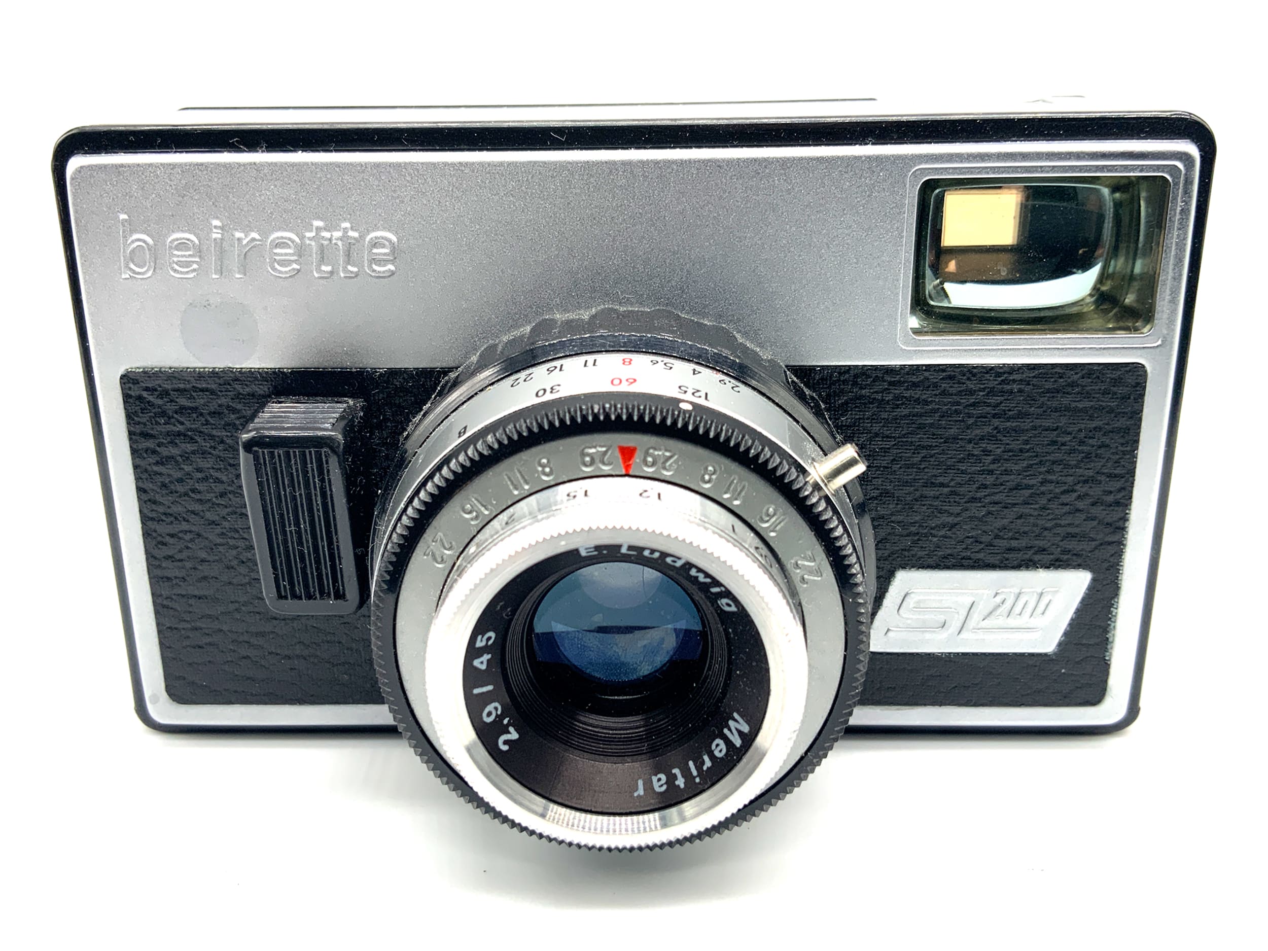 Beirette SL 200 Sucherkamera mit Meritar 45mm 1:2.9 Kompaktkamera Analogkamera