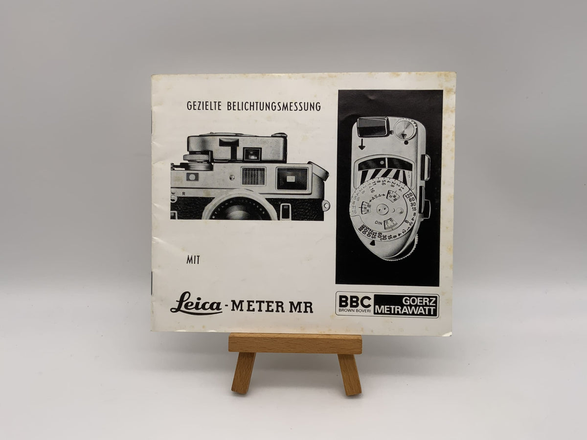 Leica Meter MR Gezielte Belichtungsmessung BBC Goerz Bedienungsanleitung Deutsch
