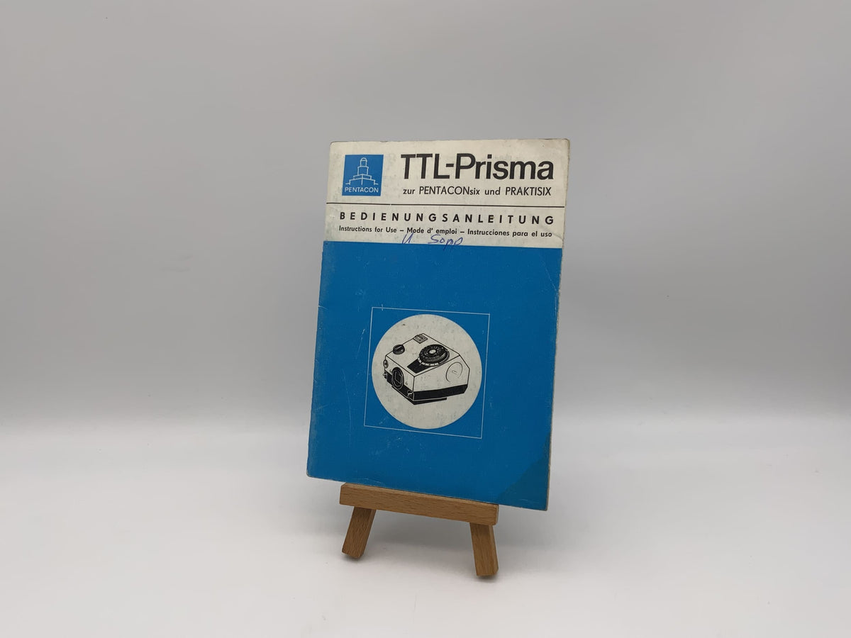 Praktika TTL-Prisma PENTACONsix-PRAKTISIX User Manual German
