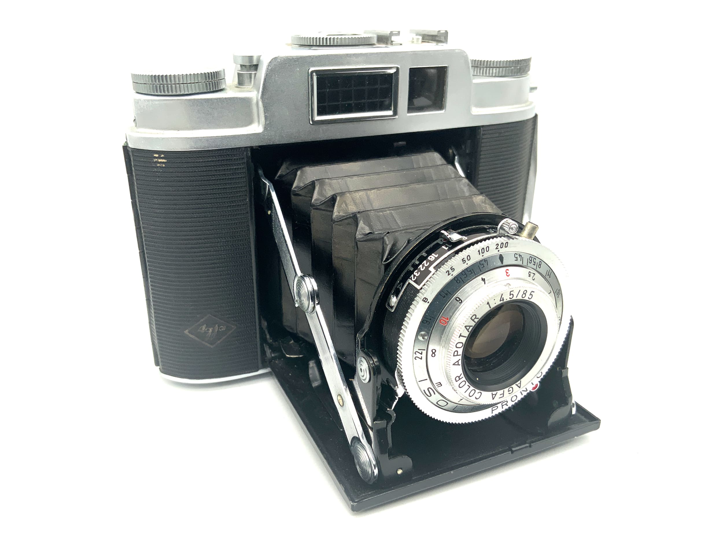 Agfa Isolette L Klappkamera mit Color Apotar 85mm 1:4.5 6x6 Analogkamera