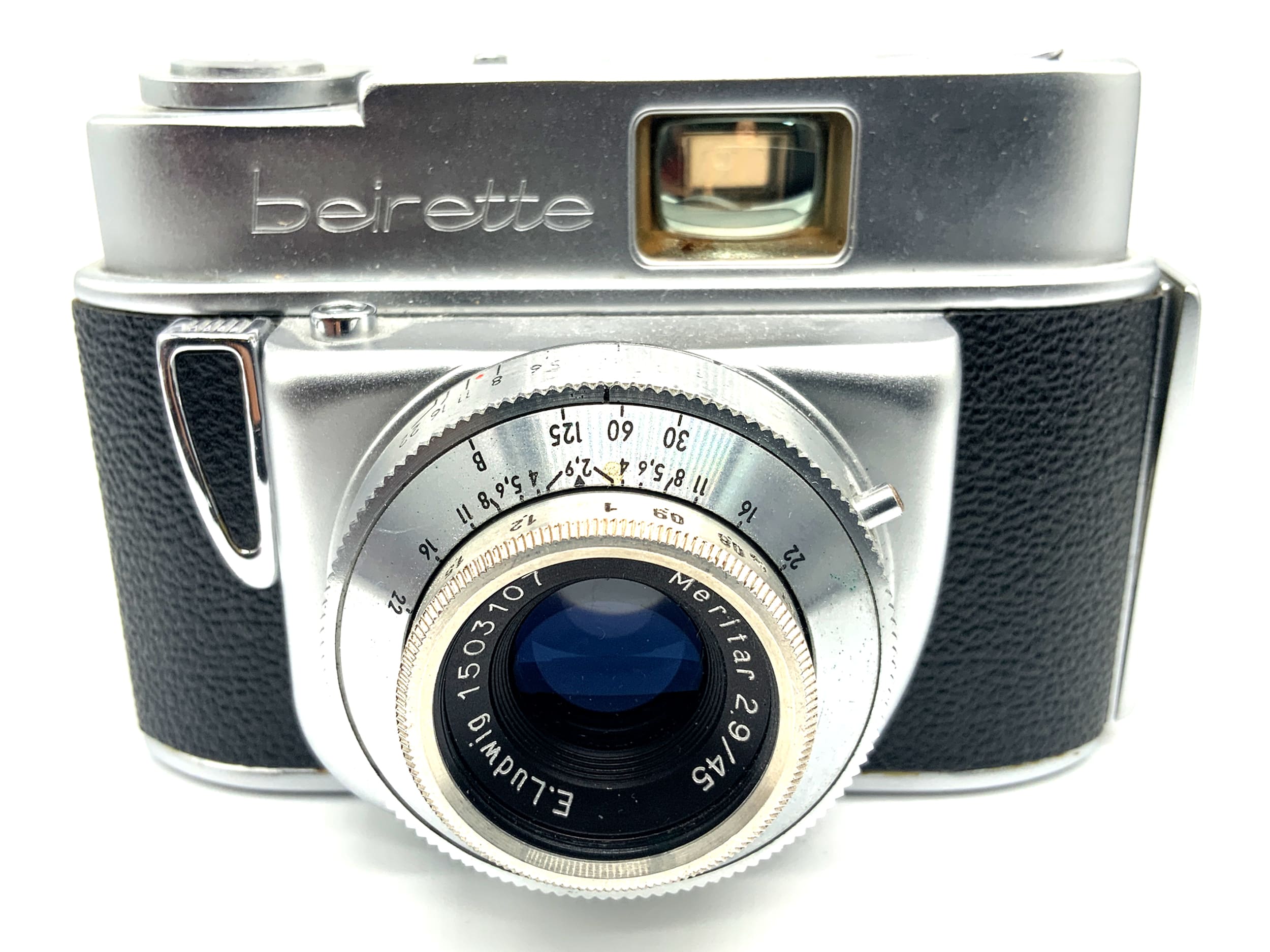 Beier Modell II Sucherkamera mit Meritar 45mm 1:2.9 Kompaktkamera Analogkamera