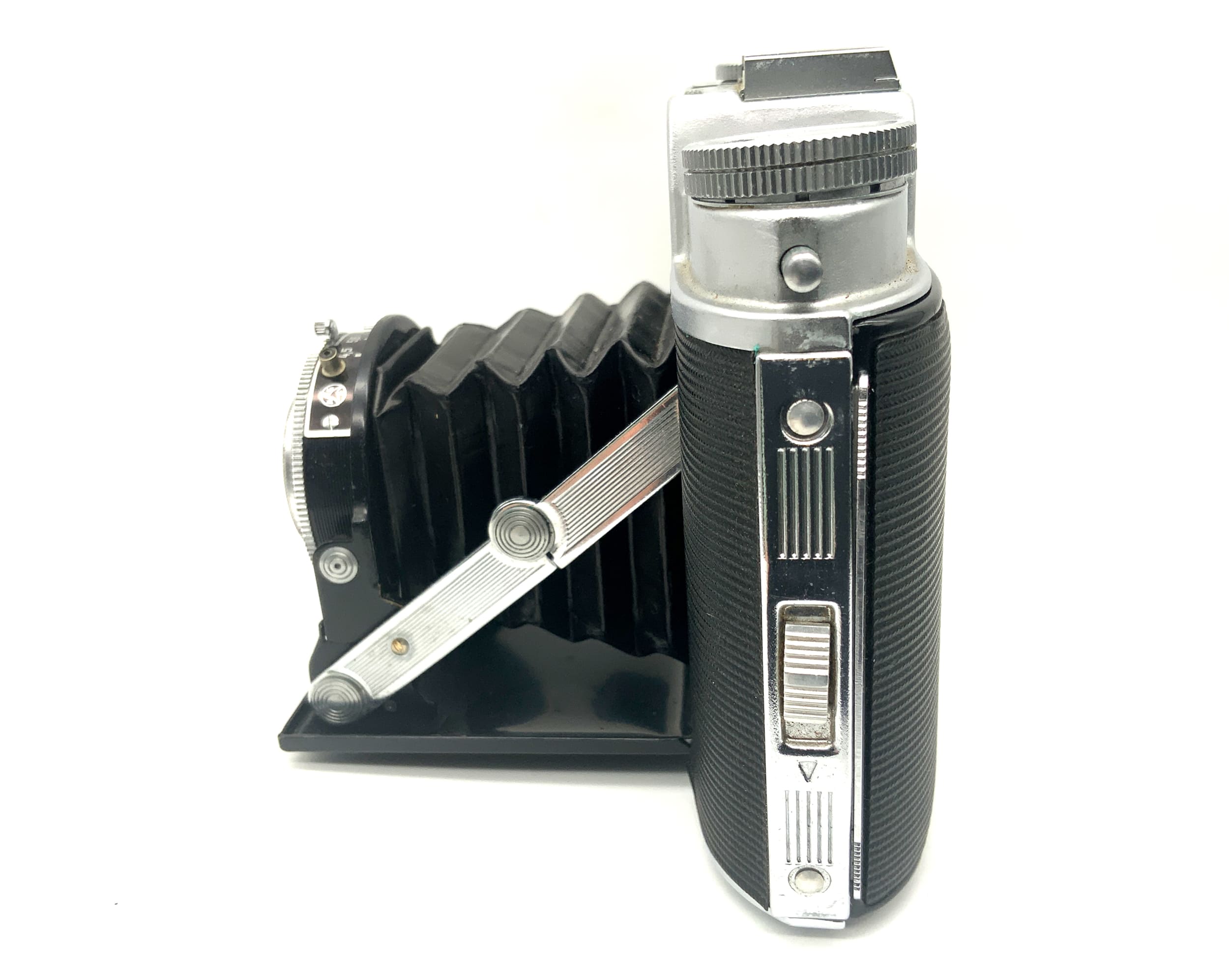 Agfa Isolette L Klappkamera mit Color Apotar 85mm 1:4.5 6x6 Analogkamera