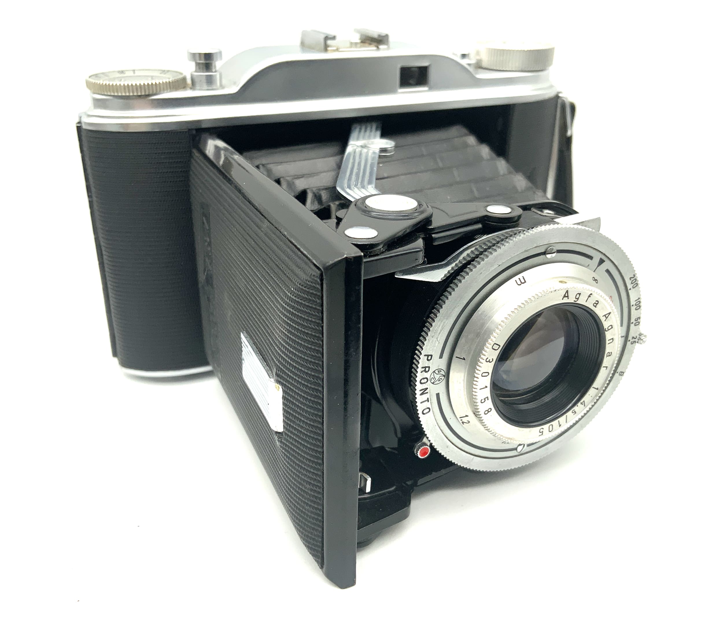 Agfa Record II Klappkamera mit Agnar 105mm 1:4.5 Analogkamera