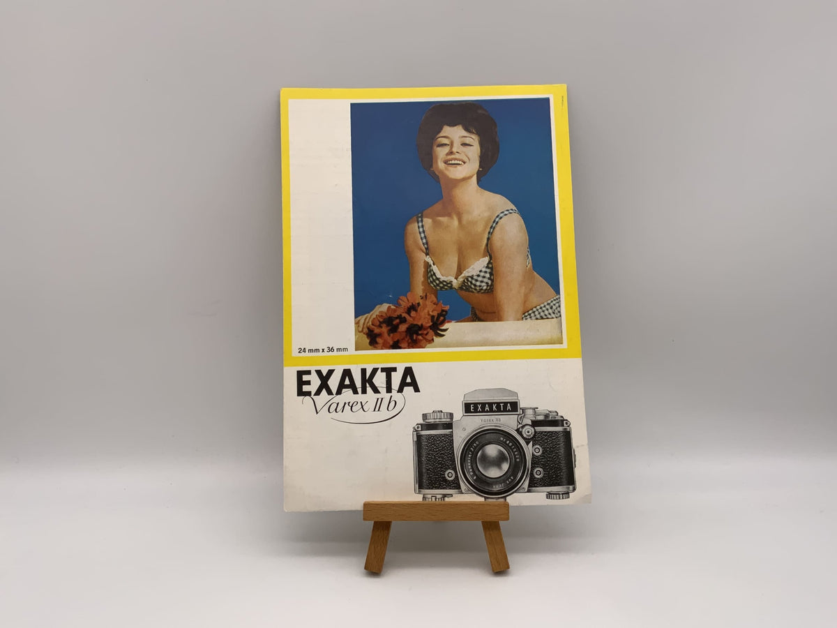Exakta Varex II b 1966 RDA 24 mm x 36 mm Dépliant allemand