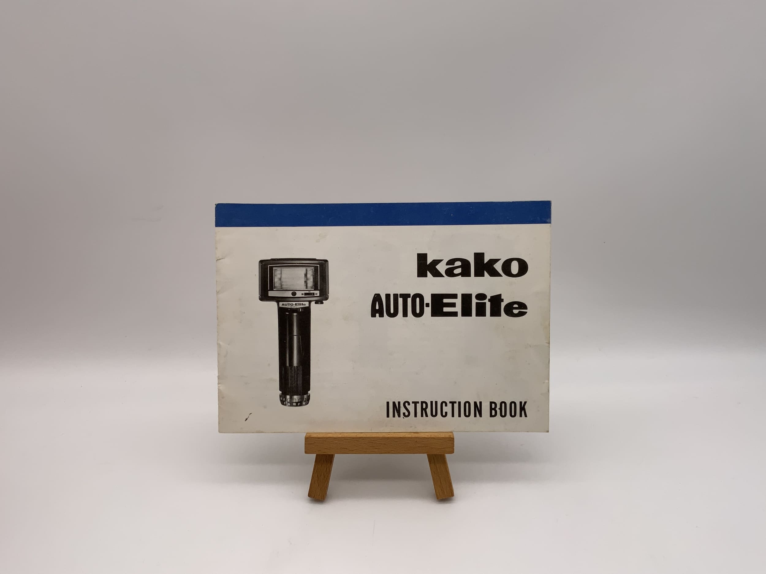 Kako Auto-Elite Instruction Book Bedienungsanleitung Englisch