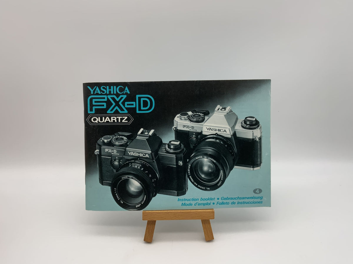 Manuel d'utilisation du Yashica FX-D Quartz (allemand)
