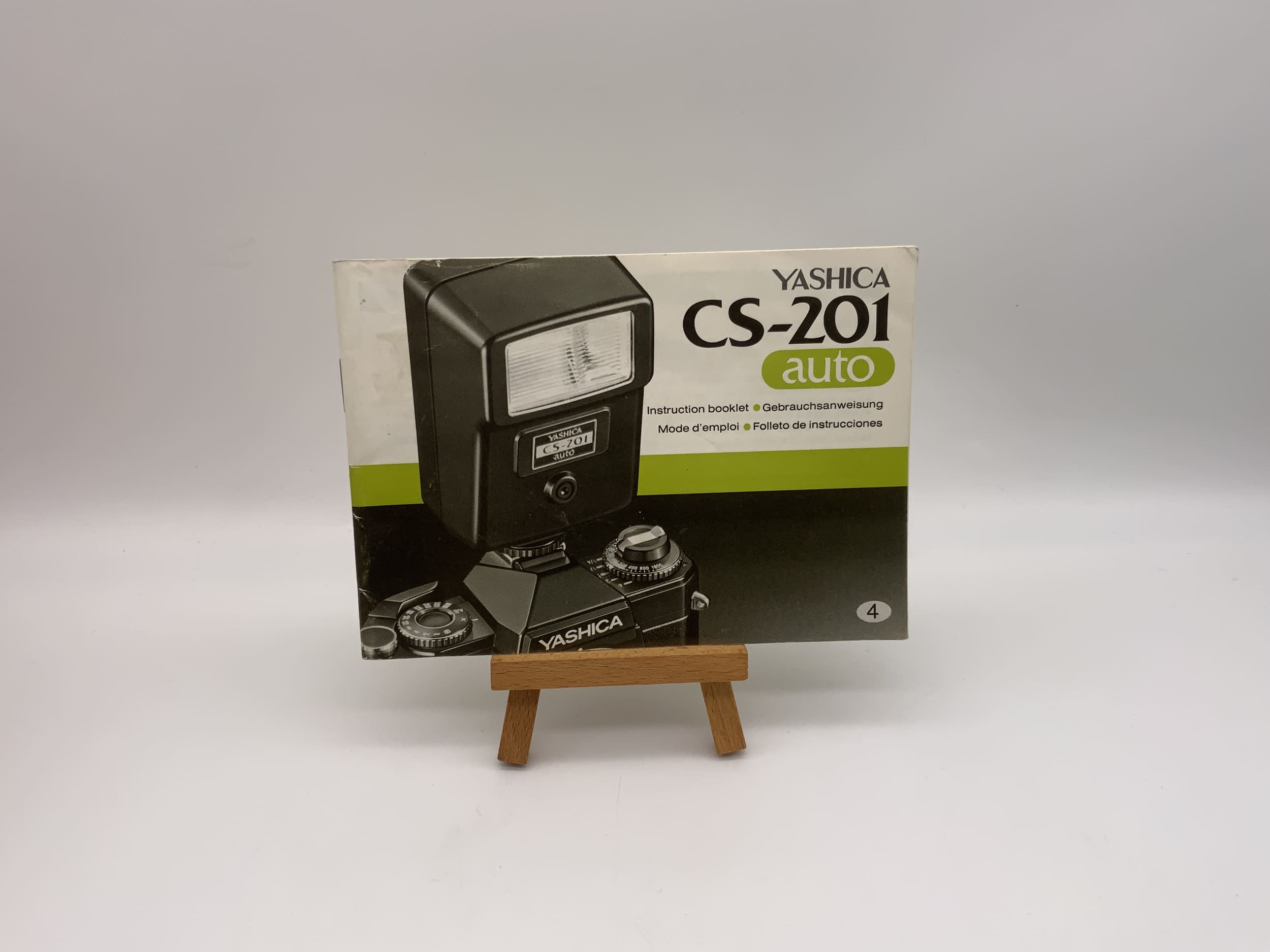 Manuel d'utilisation de la voiture Yashica CS-201 (allemand)