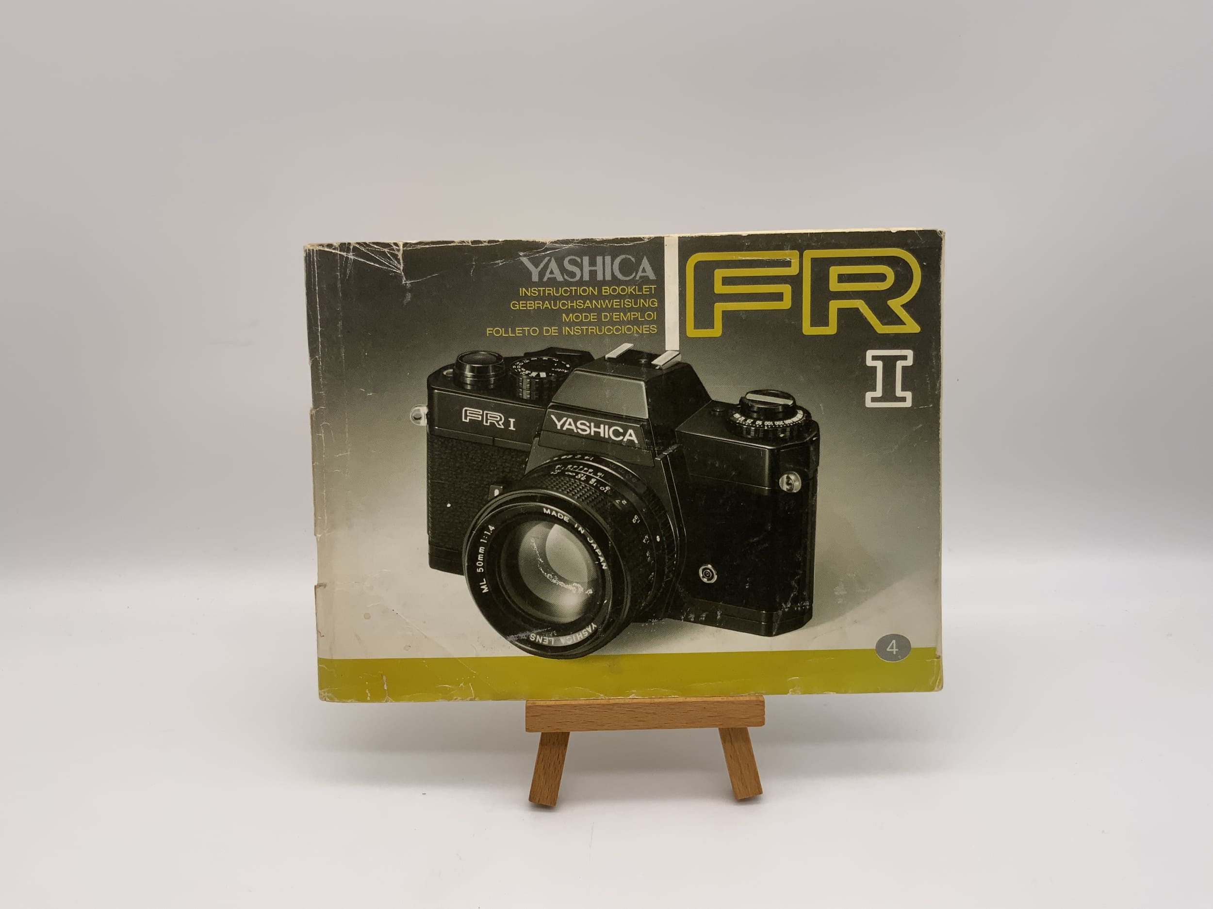 Manuel d'utilisation Yashica FR I (allemand)