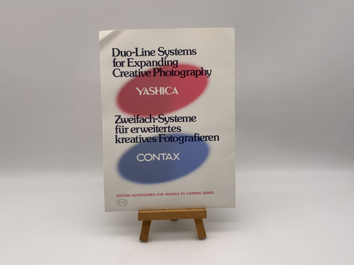 Brochure des objectifs Contax/Yashica (allemand)