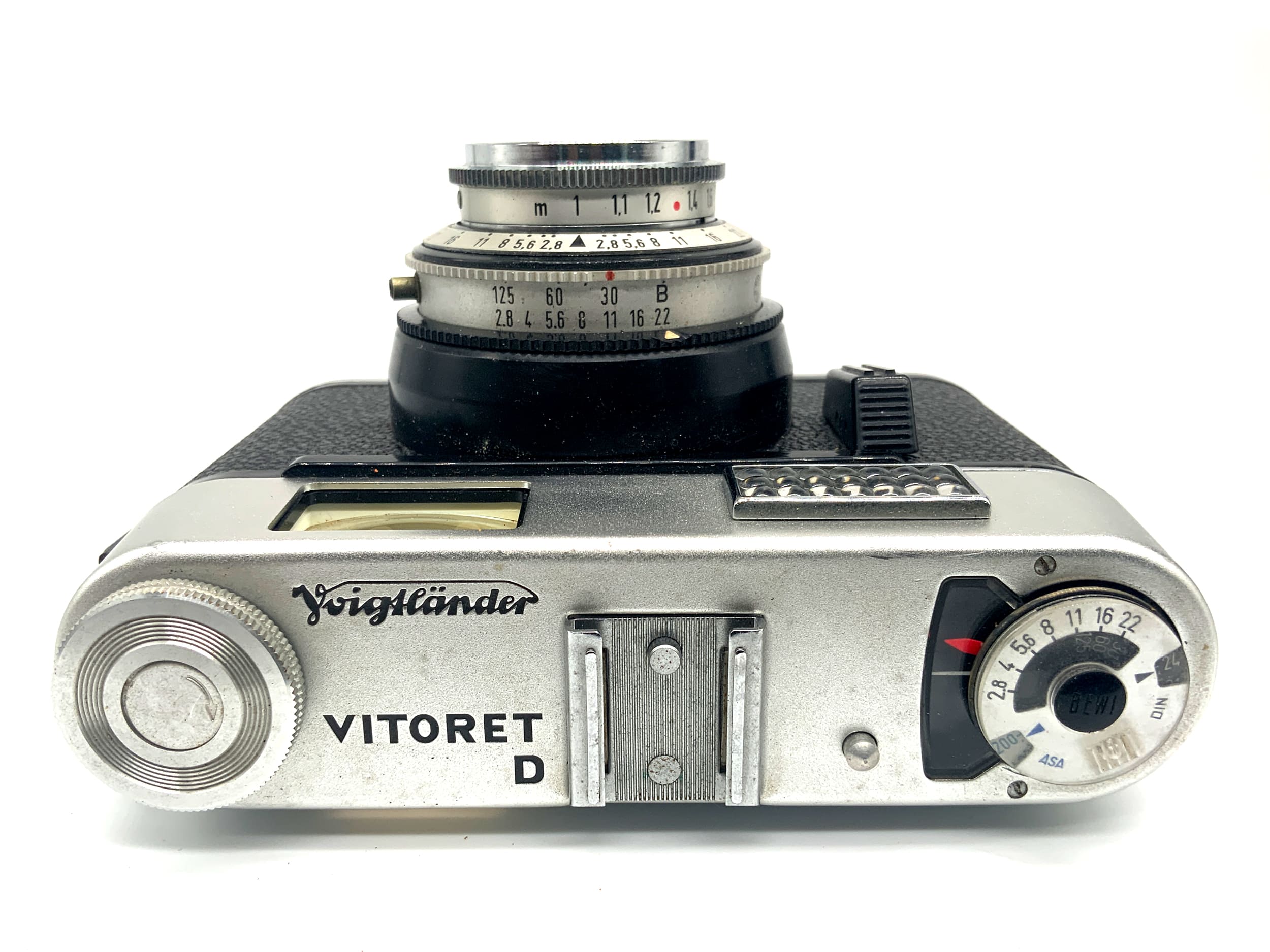 Voigtländer Vitoret D Sucherkamera mit Lanthar 2.8/50 Prontor 125 Analogkamera