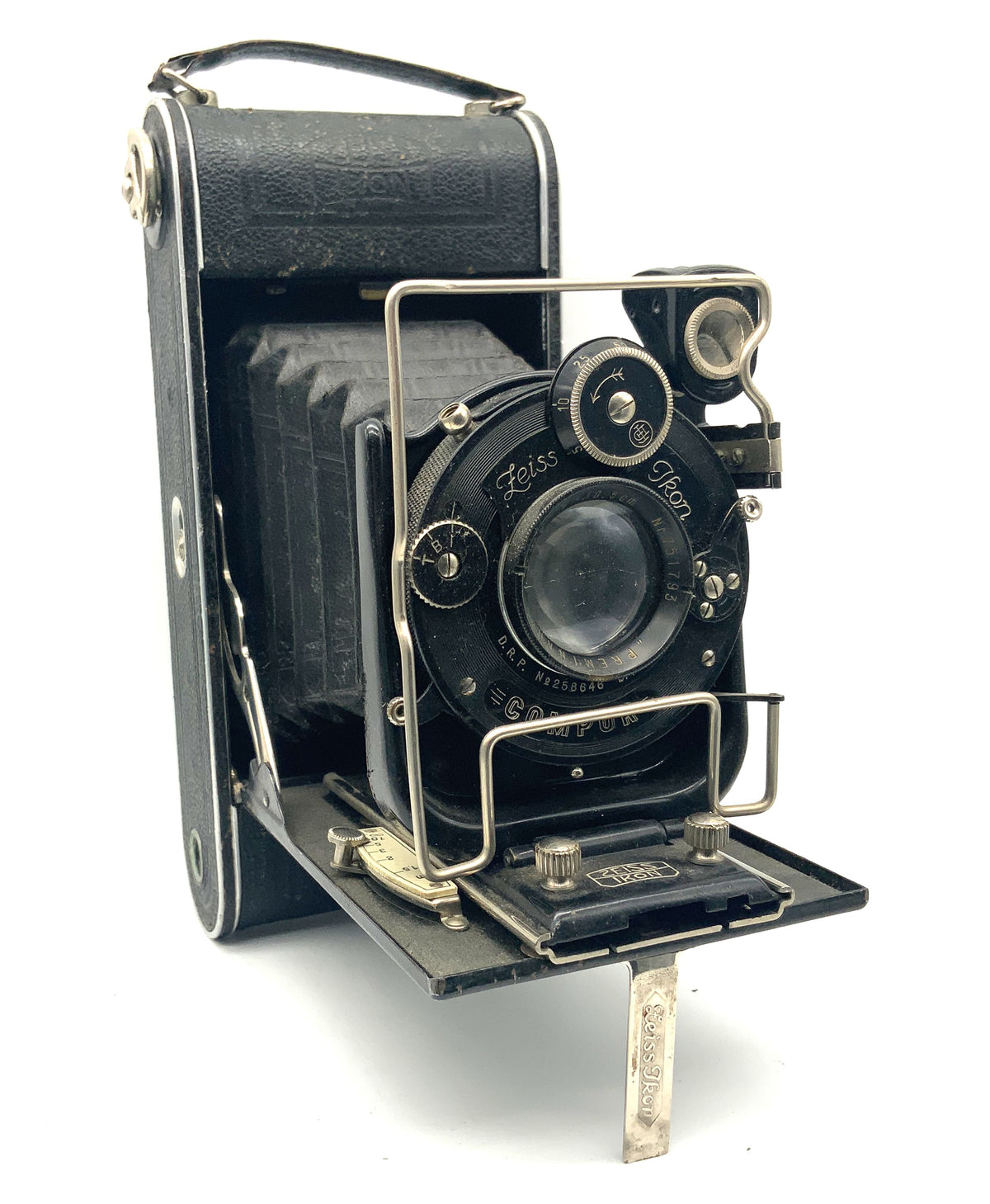 Zeiss Ikon Cocarette 209 Klappkamera mit Preminar 10,5cm 1:4.5 Analogkamera