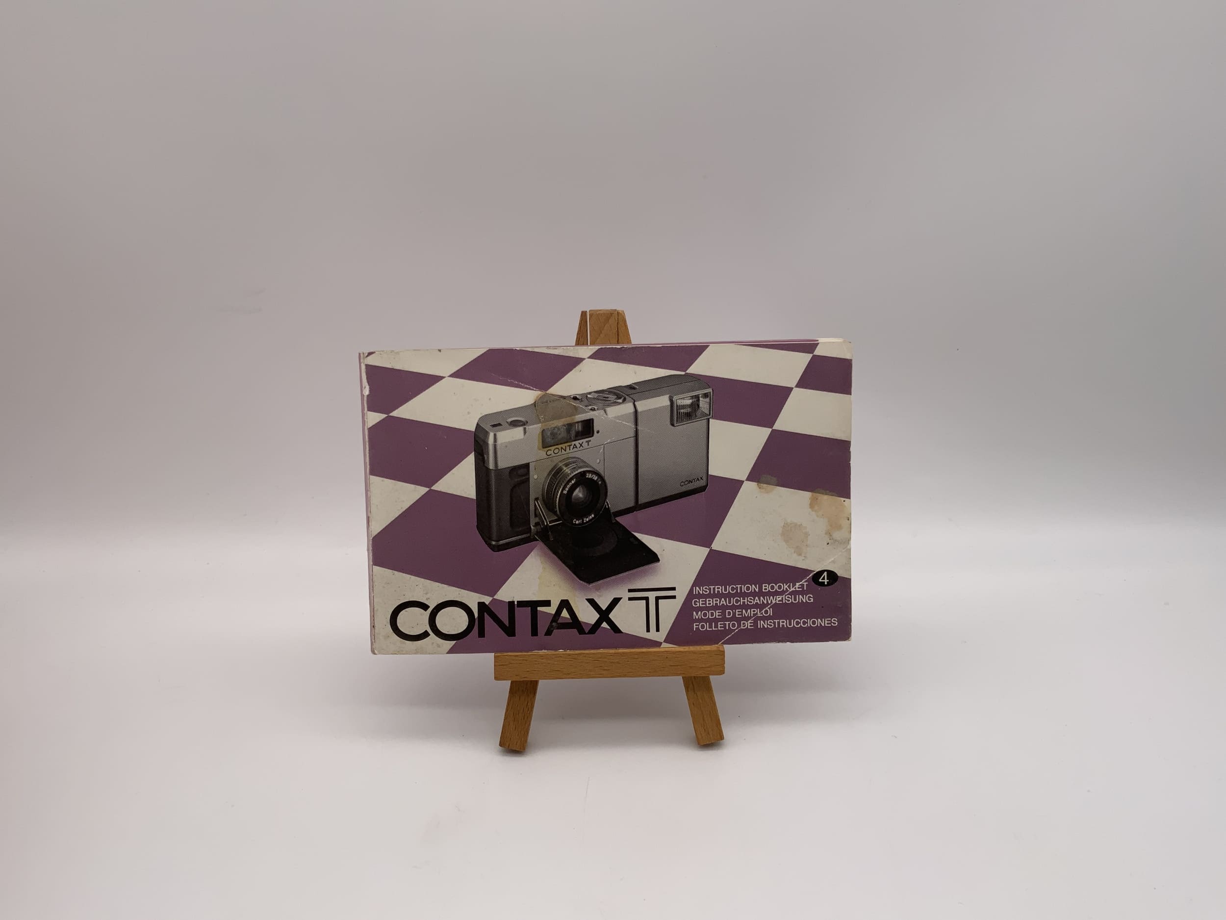 Manuel d'utilisation Contax T (allemand)