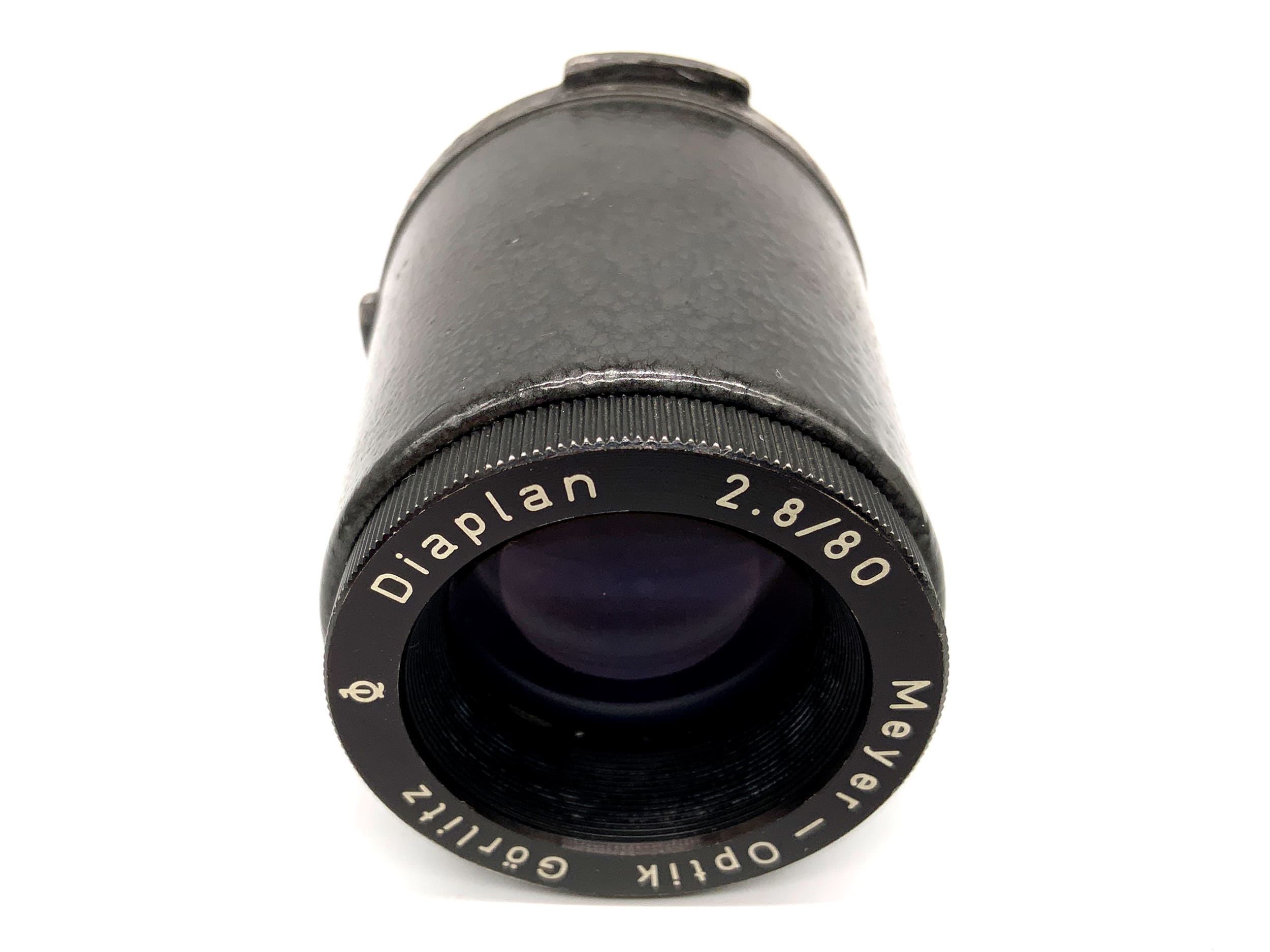 Meyer-Optik Görlitz Q1 Diaplan 80mm 1:2,8 Projektorlinse Lens (Schneckengewinde)