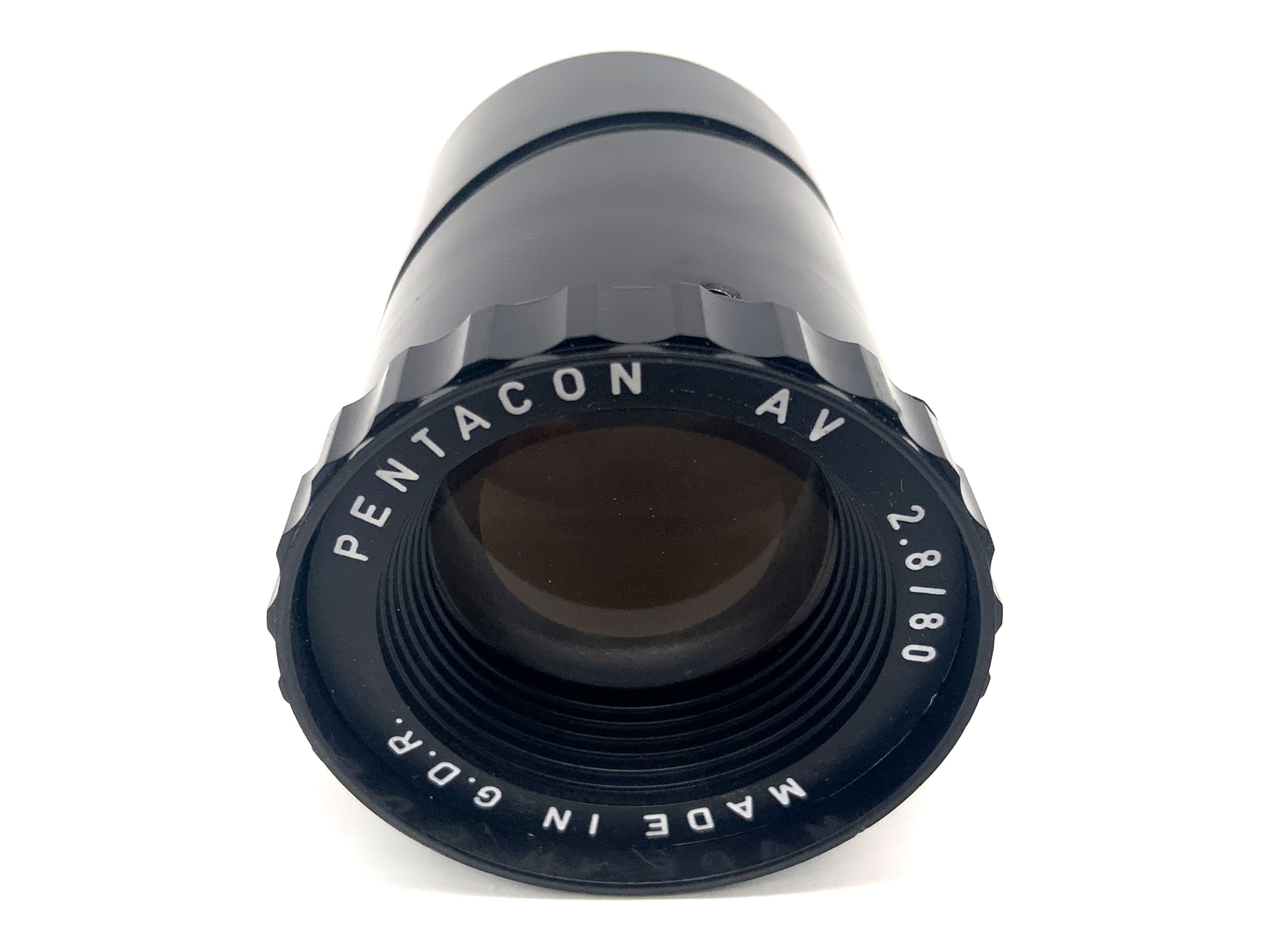 Pentacon AV 80mm 1:2,8 Projektorlinse Lens Linse (Schneckengewinde)