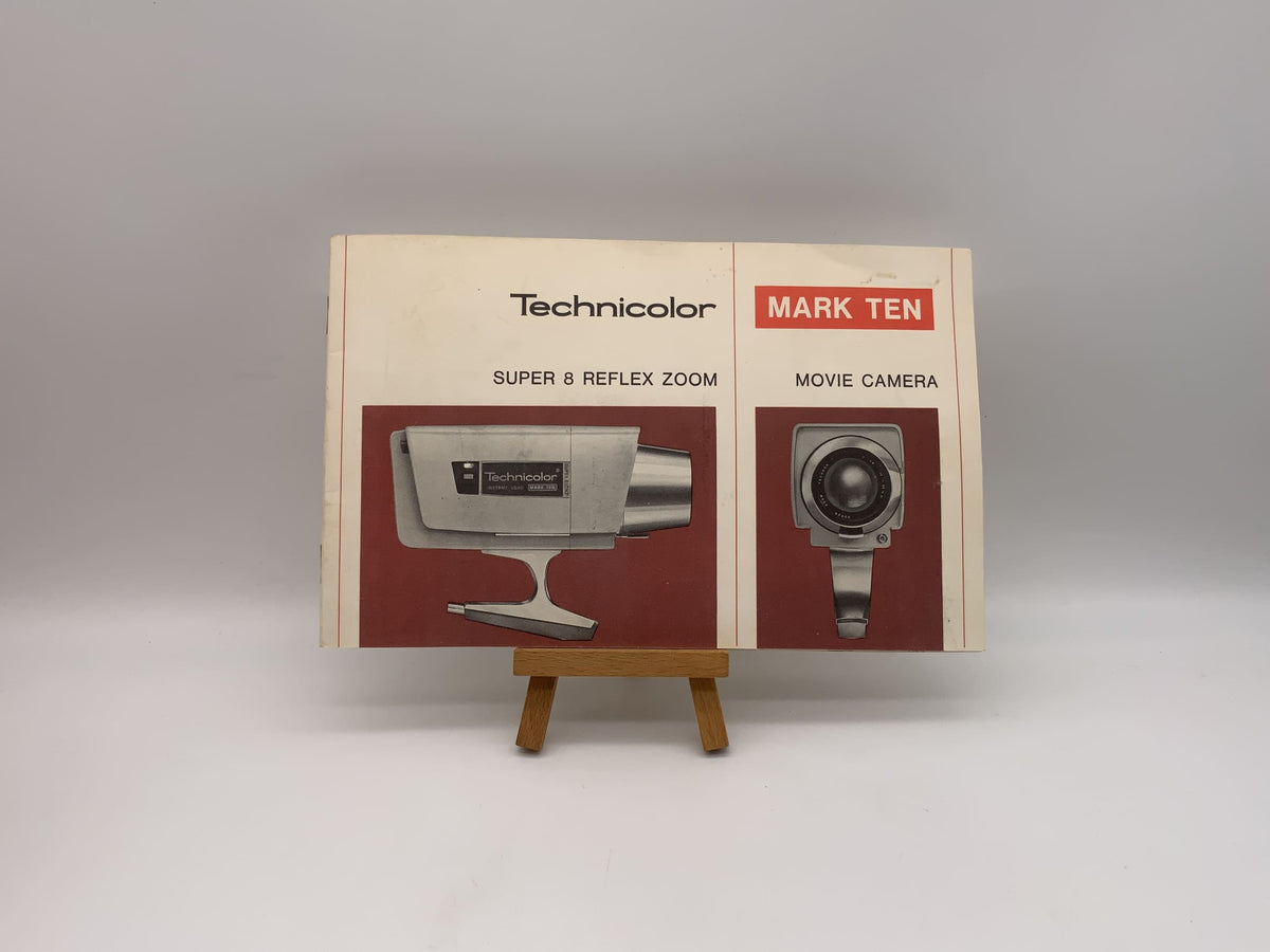 Manuel d'utilisation du Technicolor Mark Ten Super 8 Reflex Zoom (anglais)