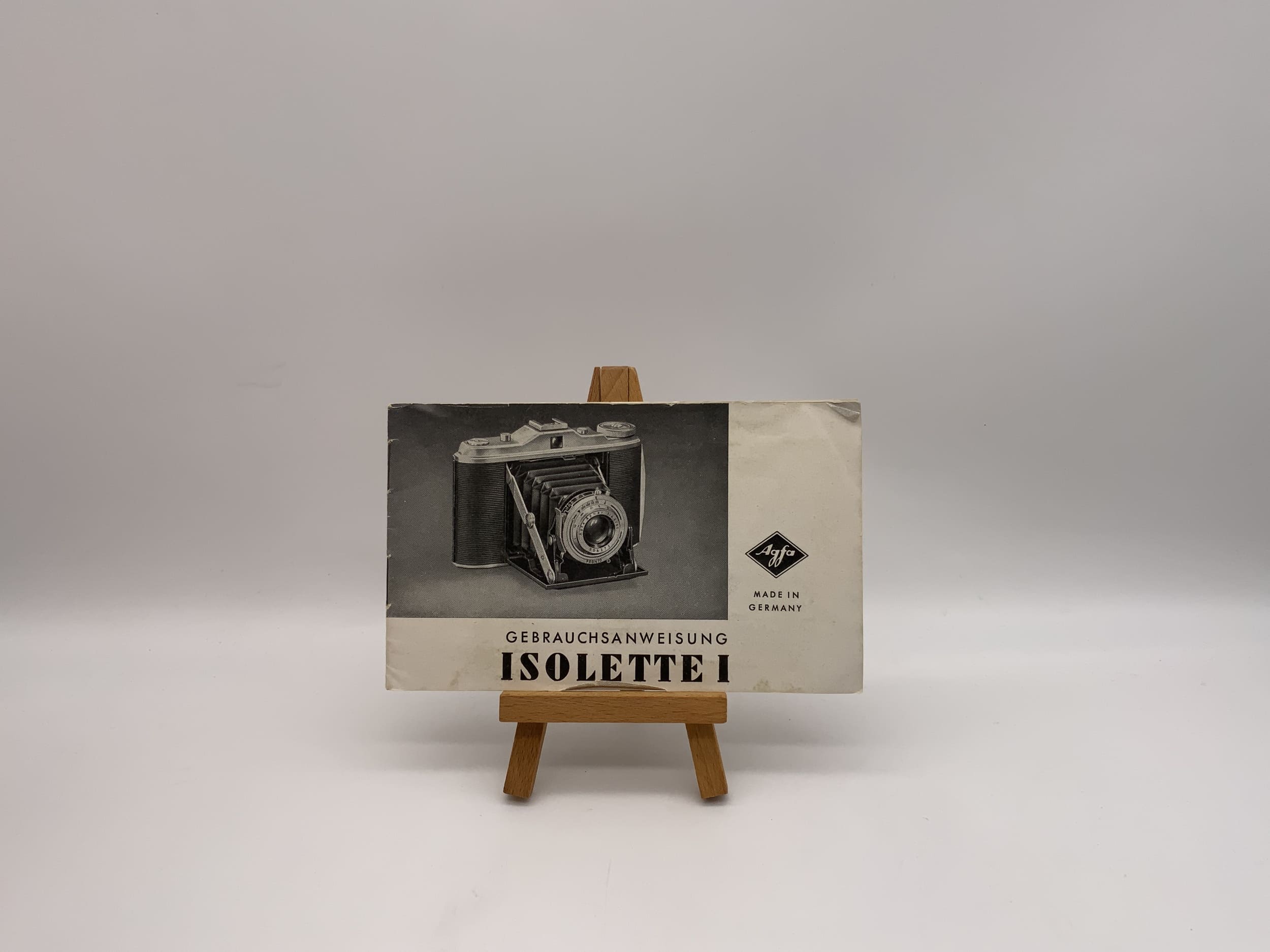 Agfa Isolette I Manuel d'utilisation allemand