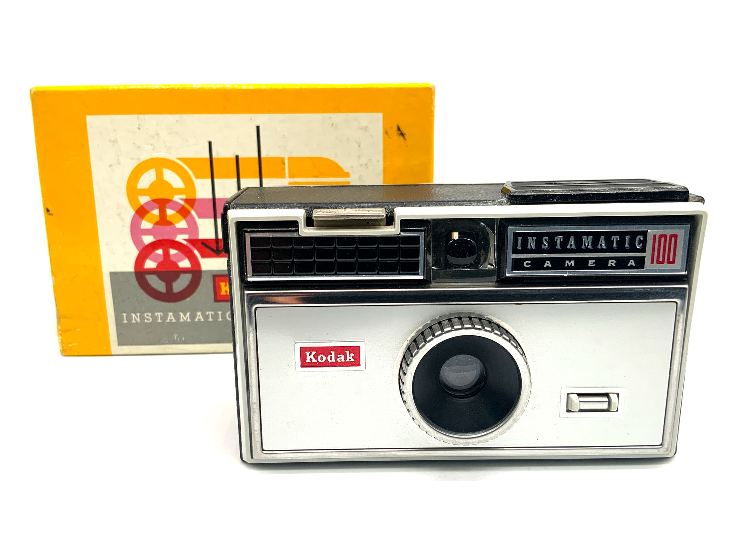 Kodak Instamatic 100 Sucherkamera mit mit OVP Kompaktkamera Analogkamera
