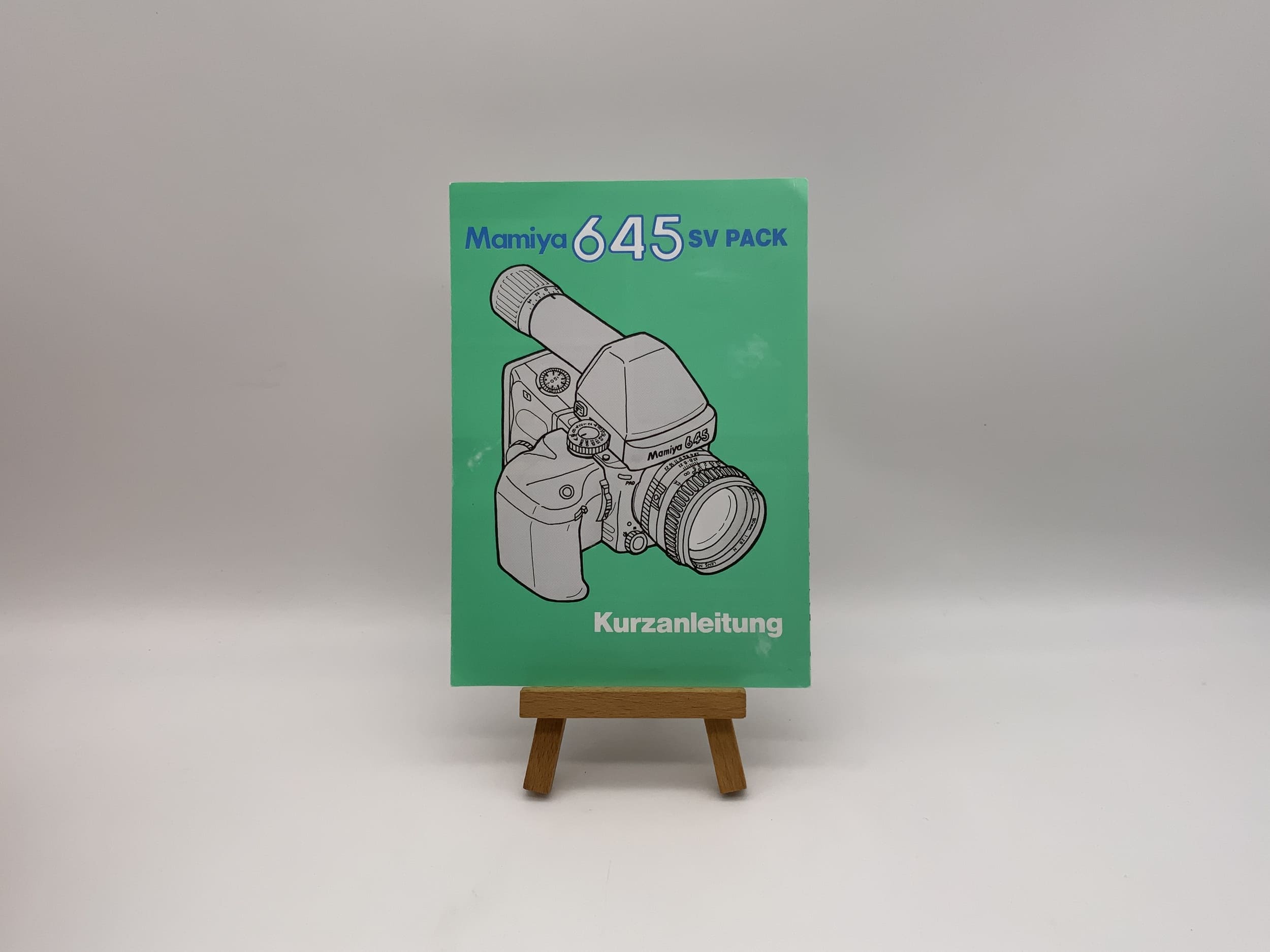 Guide de démarrage rapide du pack Mamiya 645 SV (allemand)