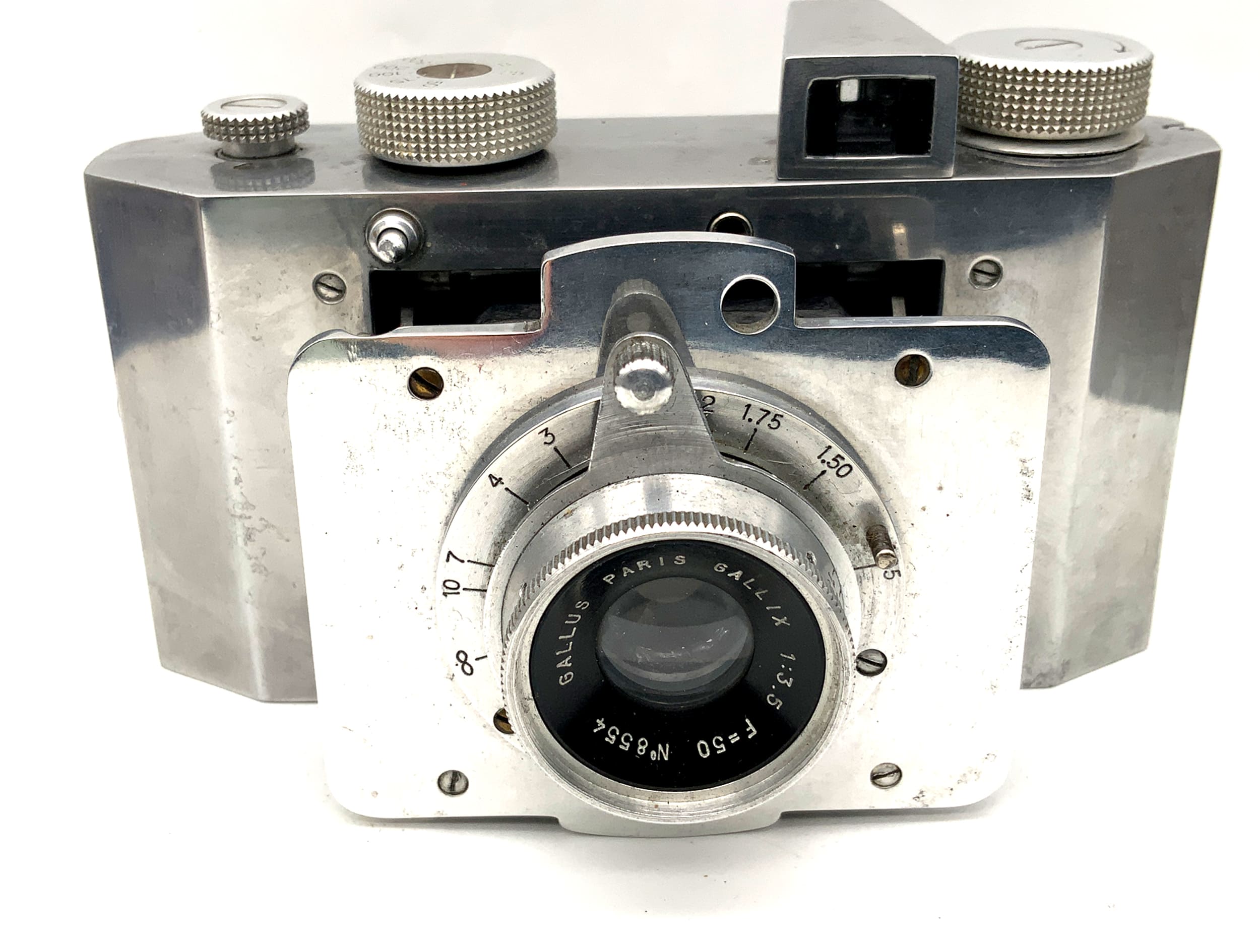 Gallus Derlux Klappkamera mit Paris Gallix 50mm 1:3.5 Analogkamera