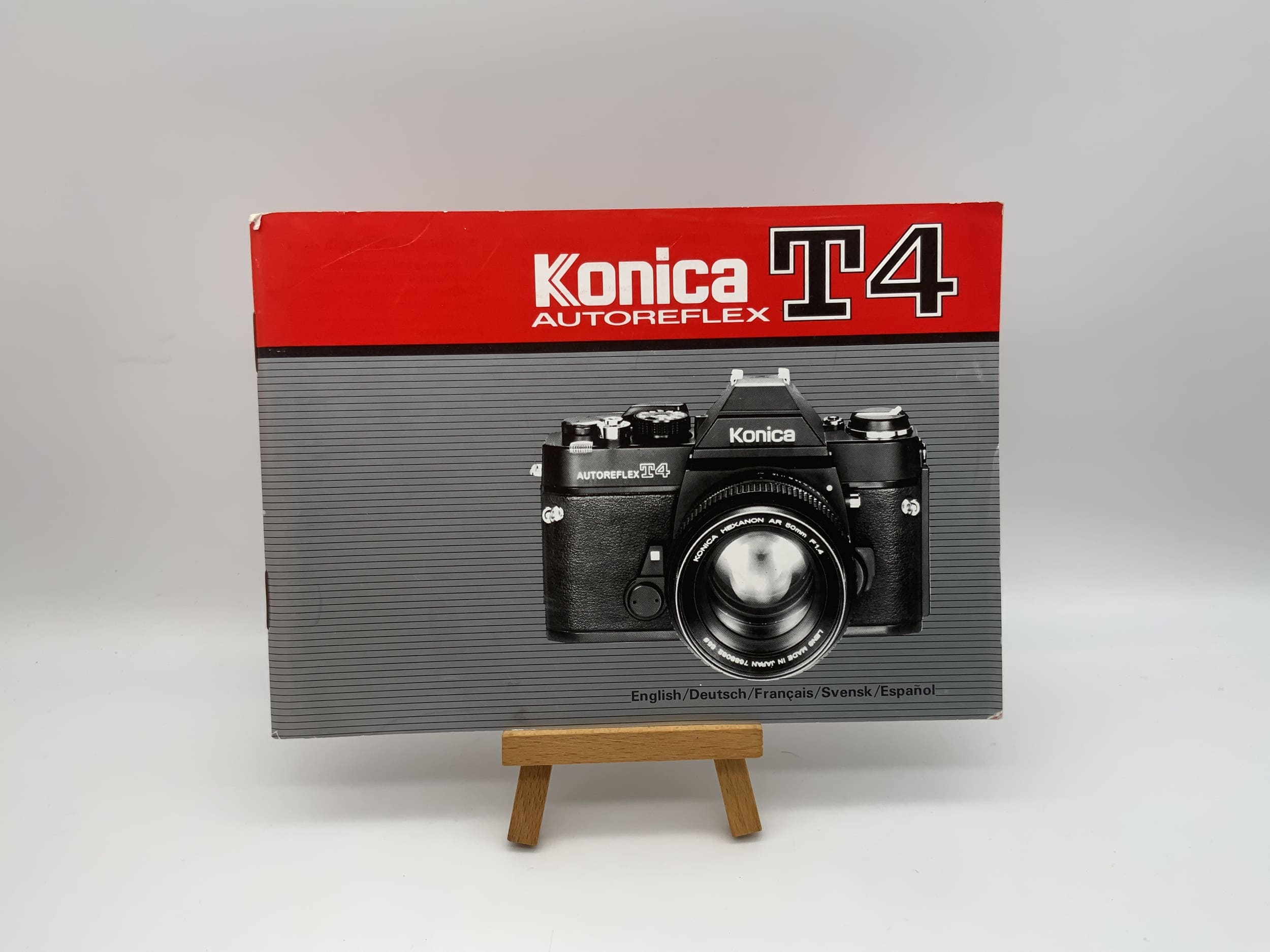 Manuel d'utilisation Konica Autoreflex T4 (allemand)