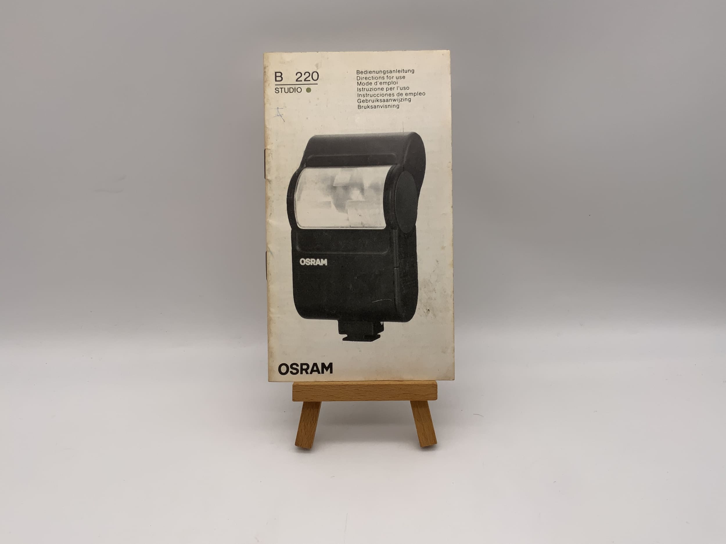 Manuel d'utilisation Osram B 220 Studio (allemand)
