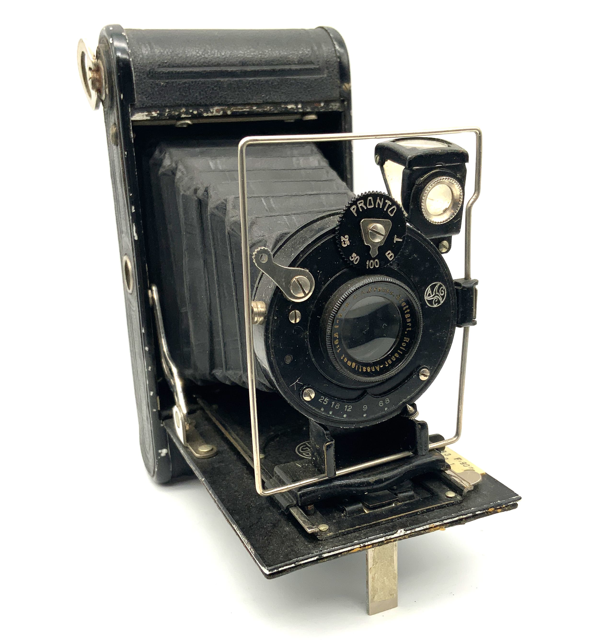 G.A. Kraus Rollette Klappkamera mit Rollanar Anastigmat 9cm 1:6.3 Analogkamera