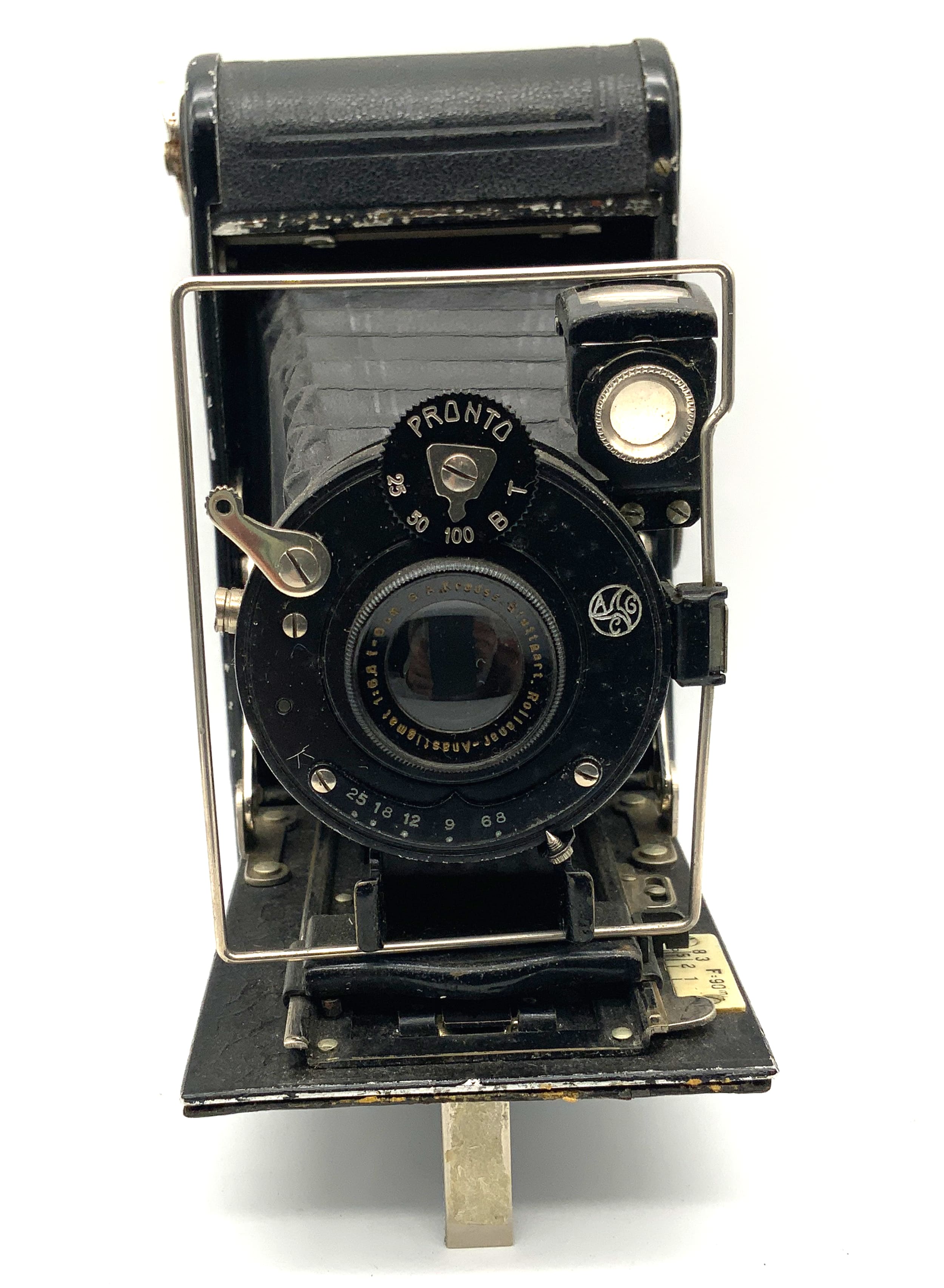 G.A. Kraus Rollette Klappkamera mit Rollanar Anastigmat 9cm 1:6.3 Analogkamera