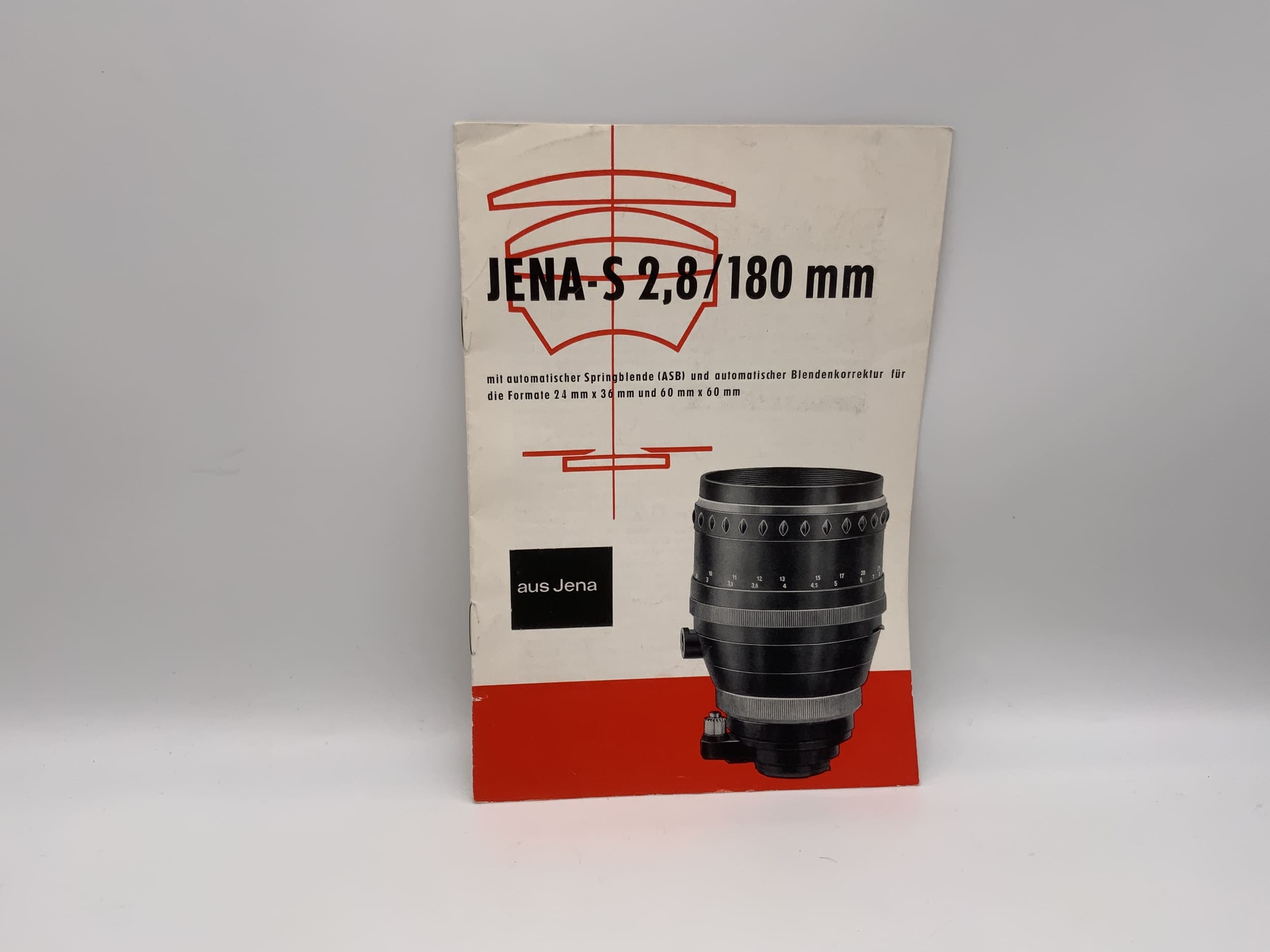 Carl Zeiss Jena Jena-S 2,8/180mm Prospekt Deutsch