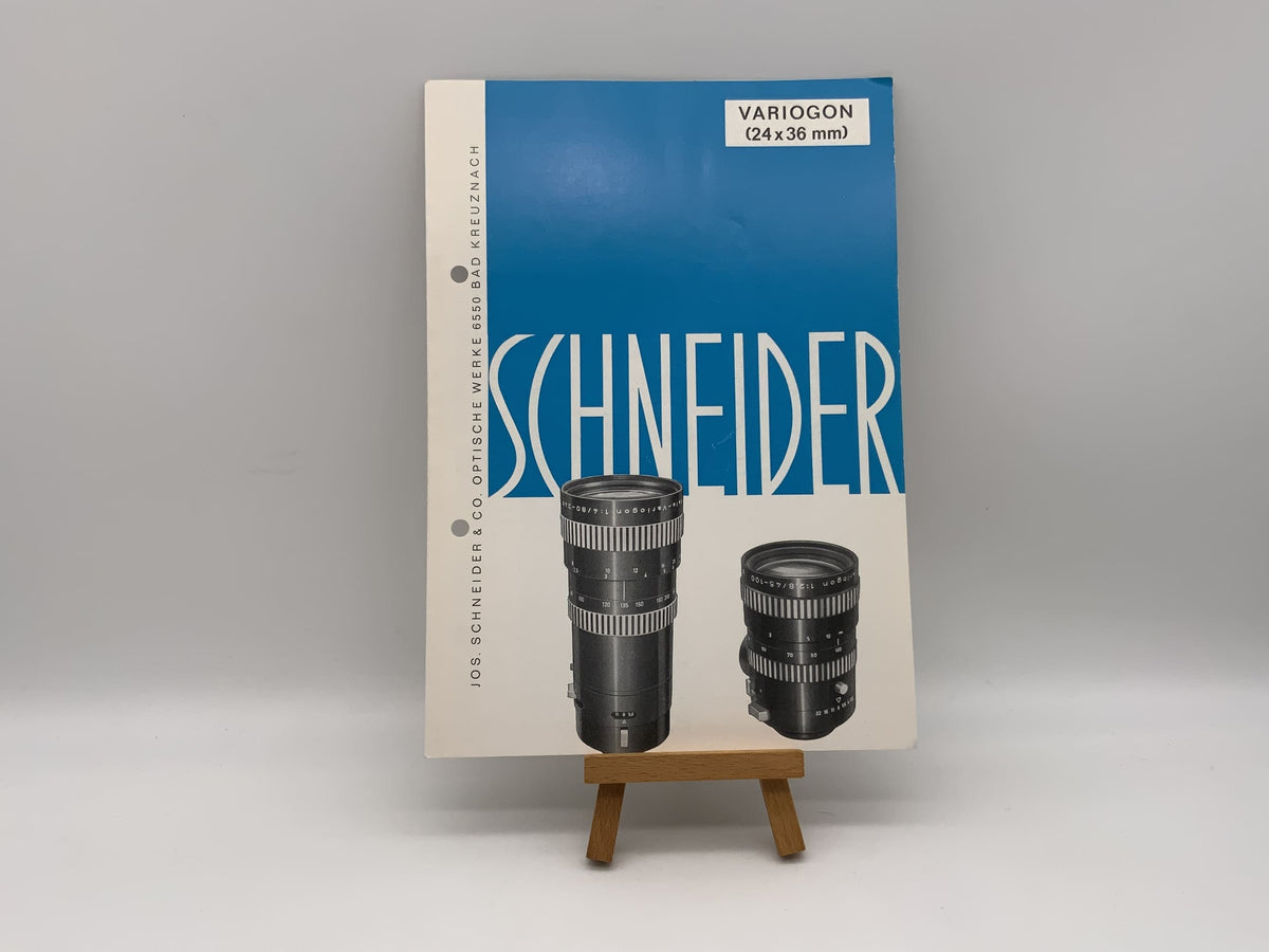 Brochure Schneider Variogon (24 x 36 mm) (allemand)