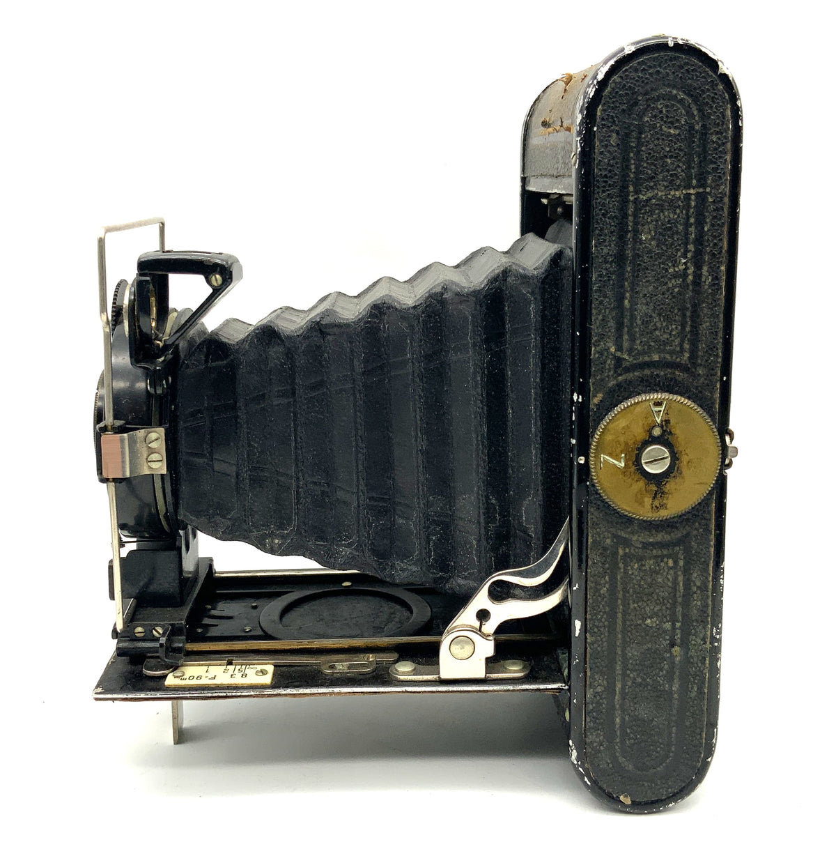 G.A. Kraus Rollette Klappkamera mit Rollar Anastigmat 9cm 1:6.3 Analogkamera