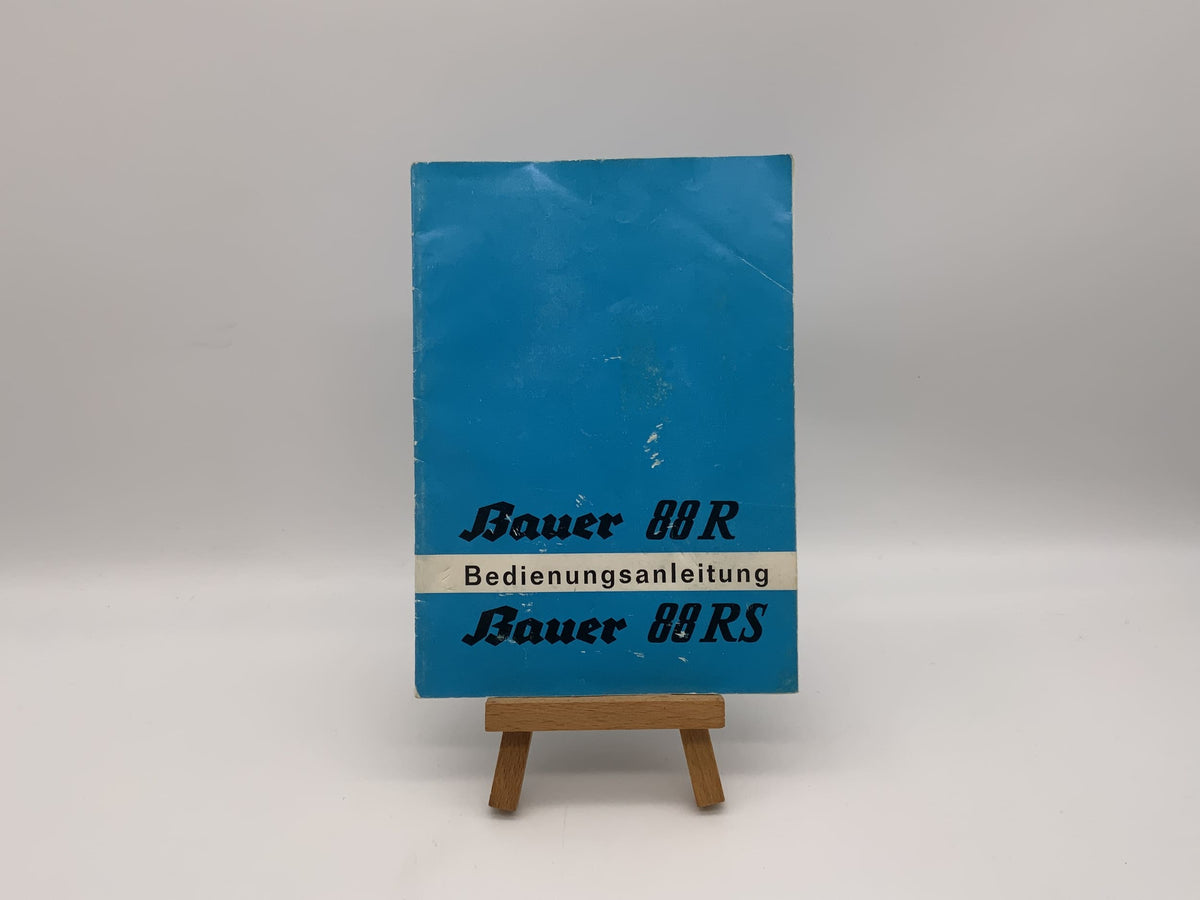 Instructions d'utilisation Bauer 88 R / 88 RS (allemand)