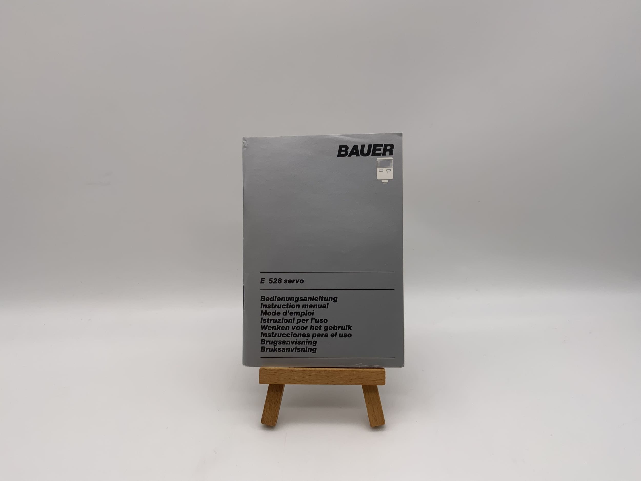 Bauer E 528 Servo Bedienungsanleitung Deutsch