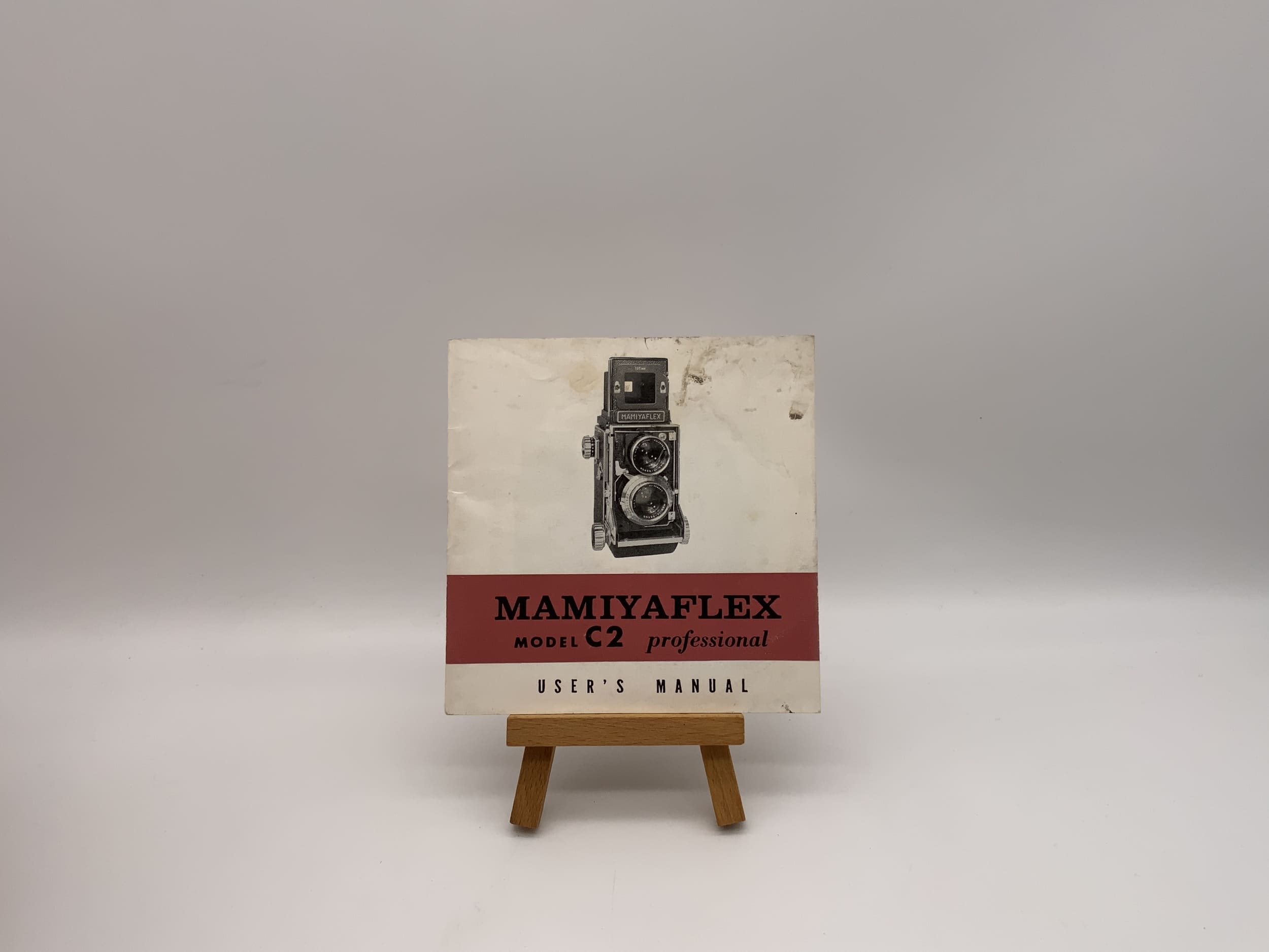 Manuel d'utilisation Mamiyaflex professionnel modèle C 2 (anglais)